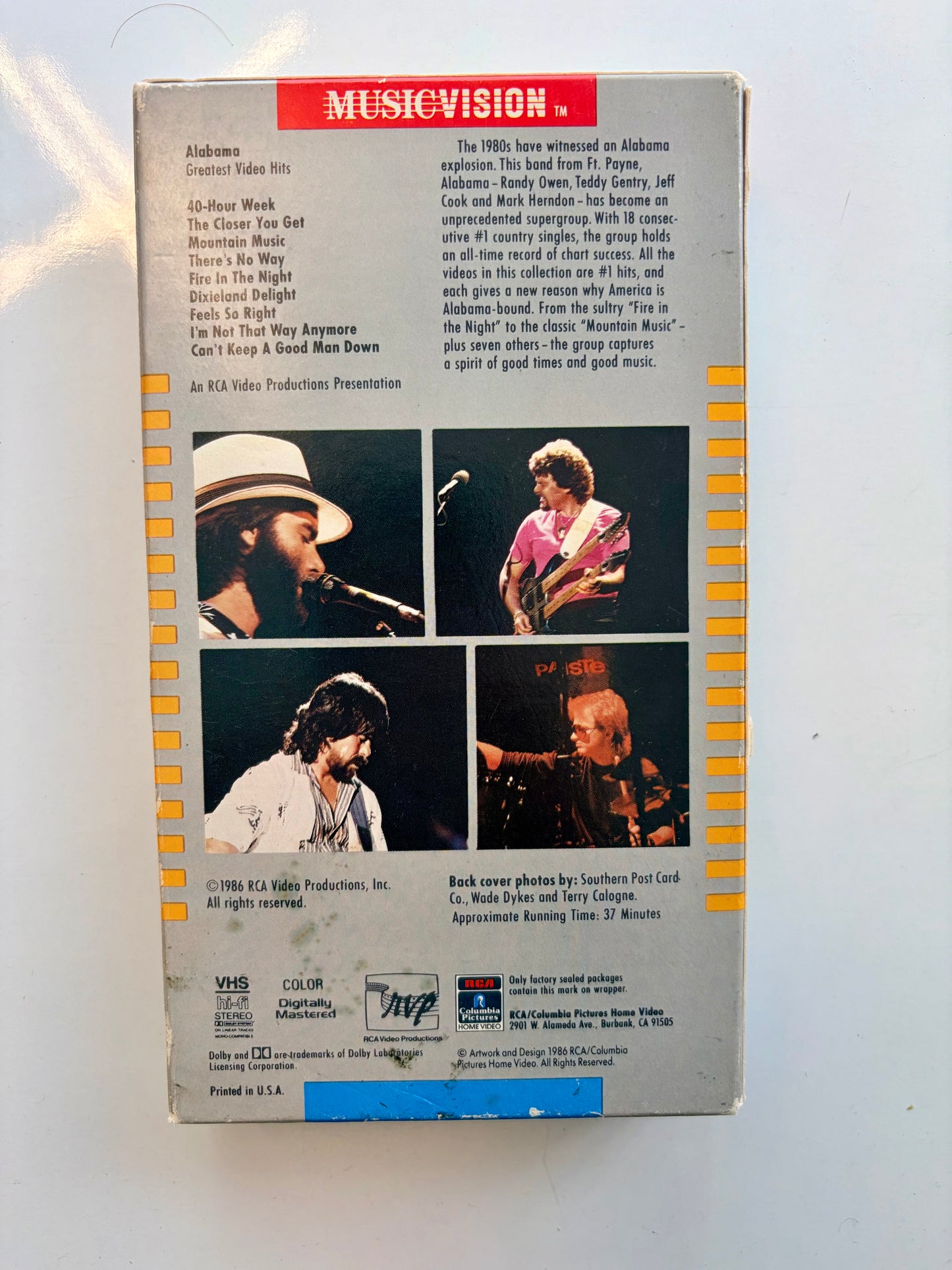 Alabama, Greatest Video Hits VHS video