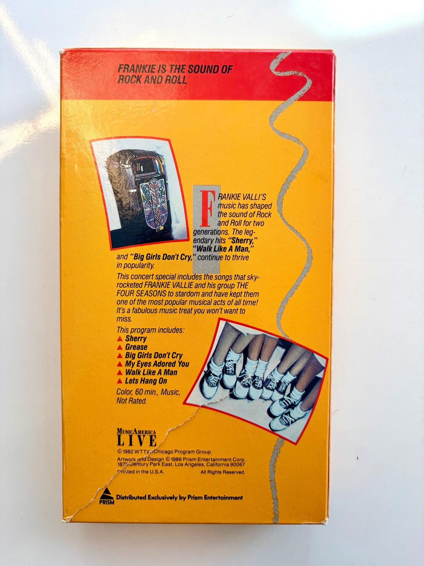 Frankie Valli, Hits From The 60's VHS video