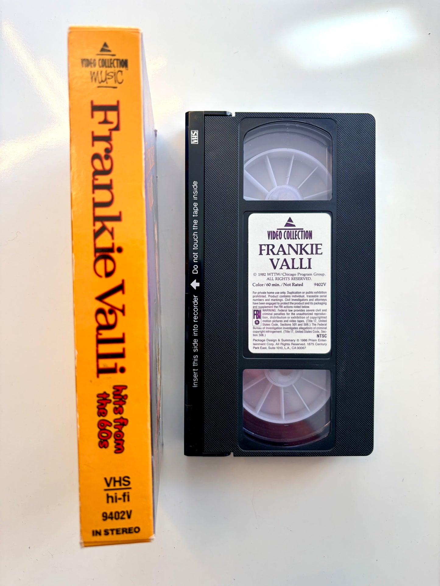 Frankie Valli, Hits From The 60's VHS video