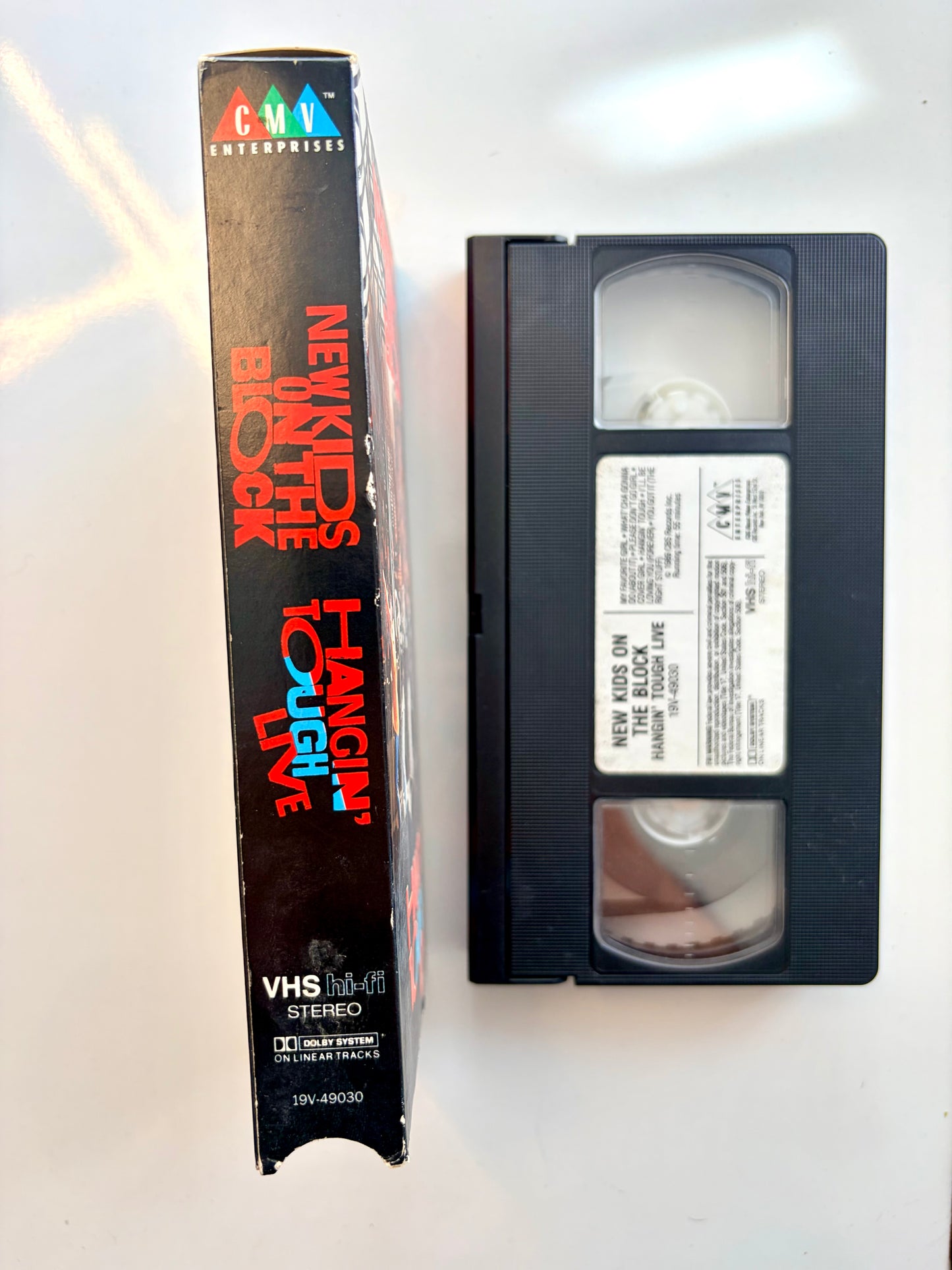 New Kids on the Block, Hangin' Tough Live VHS video