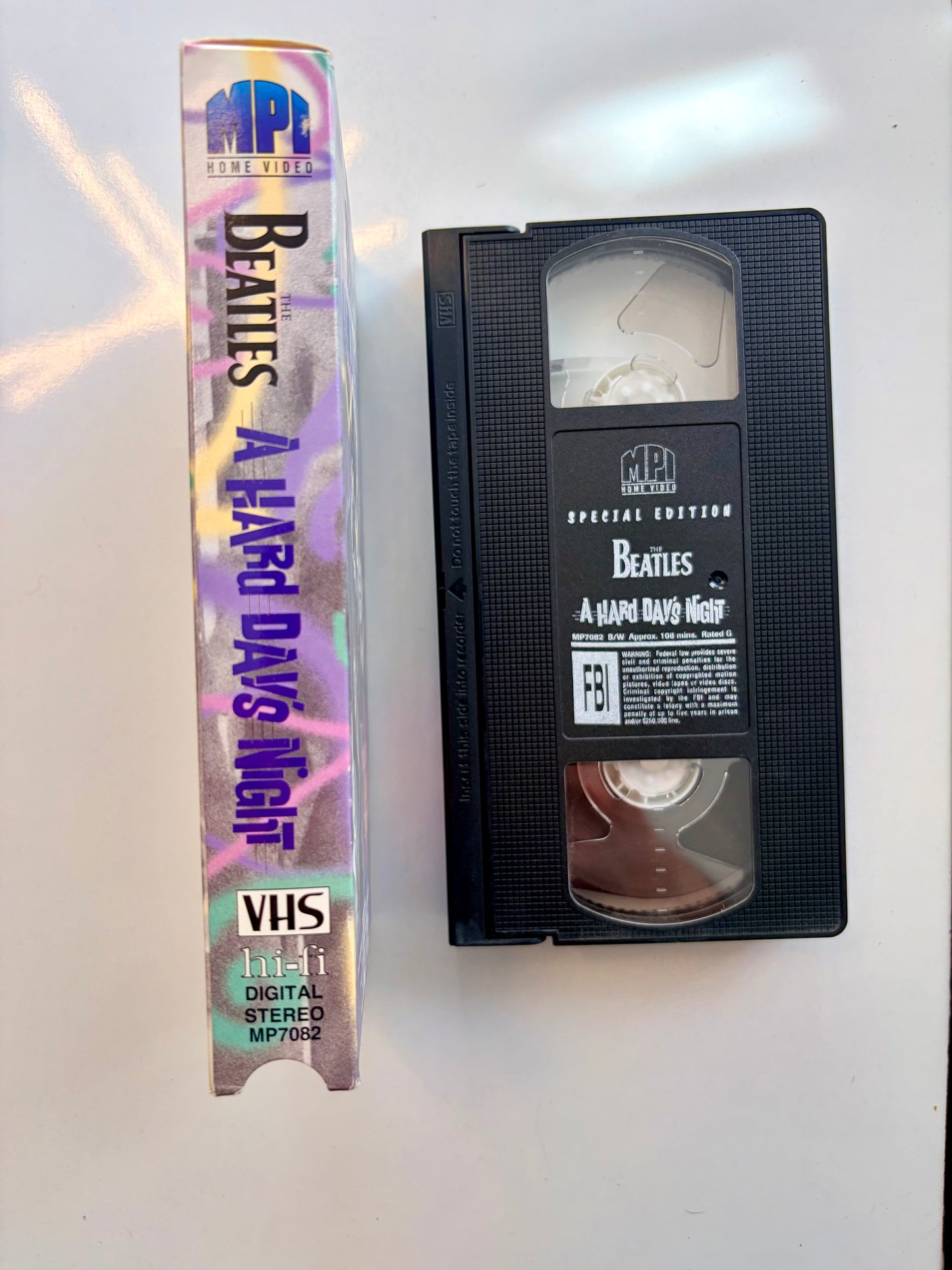 The Beatles, A Hard Day's Night VHS video