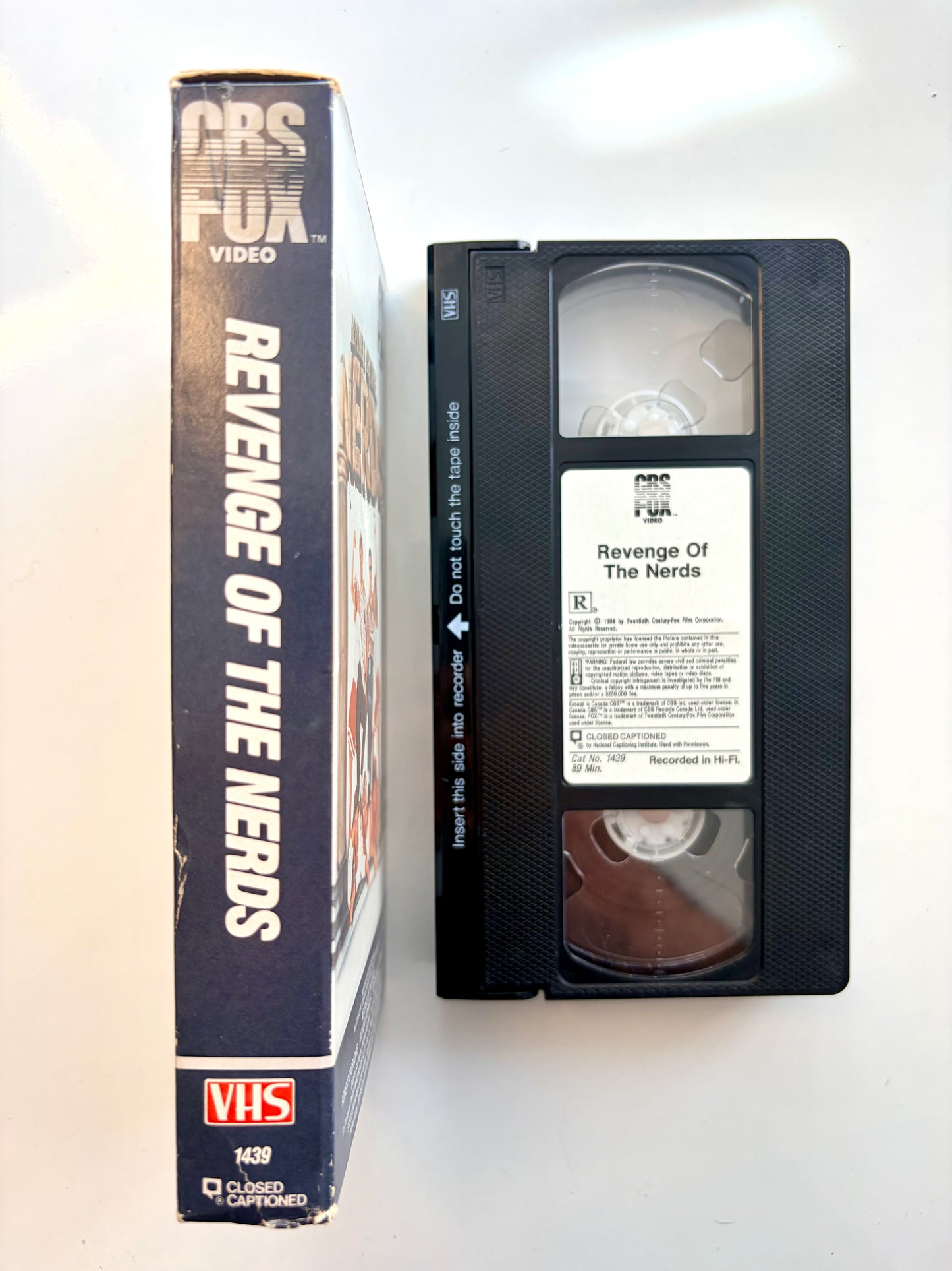 Revenge of The Nerds VHS