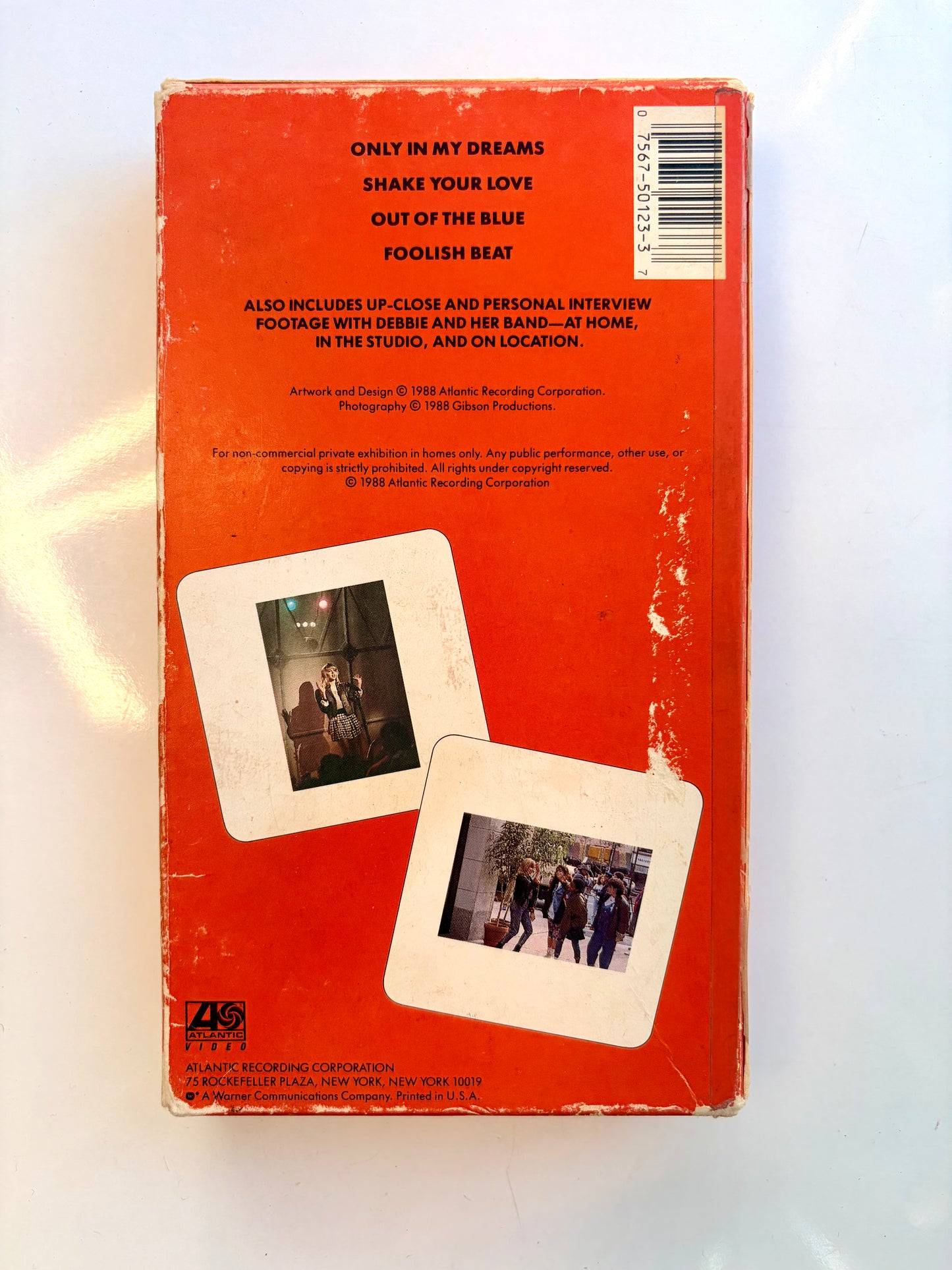 Debbie Gibson, Out of The Blue VHS video
