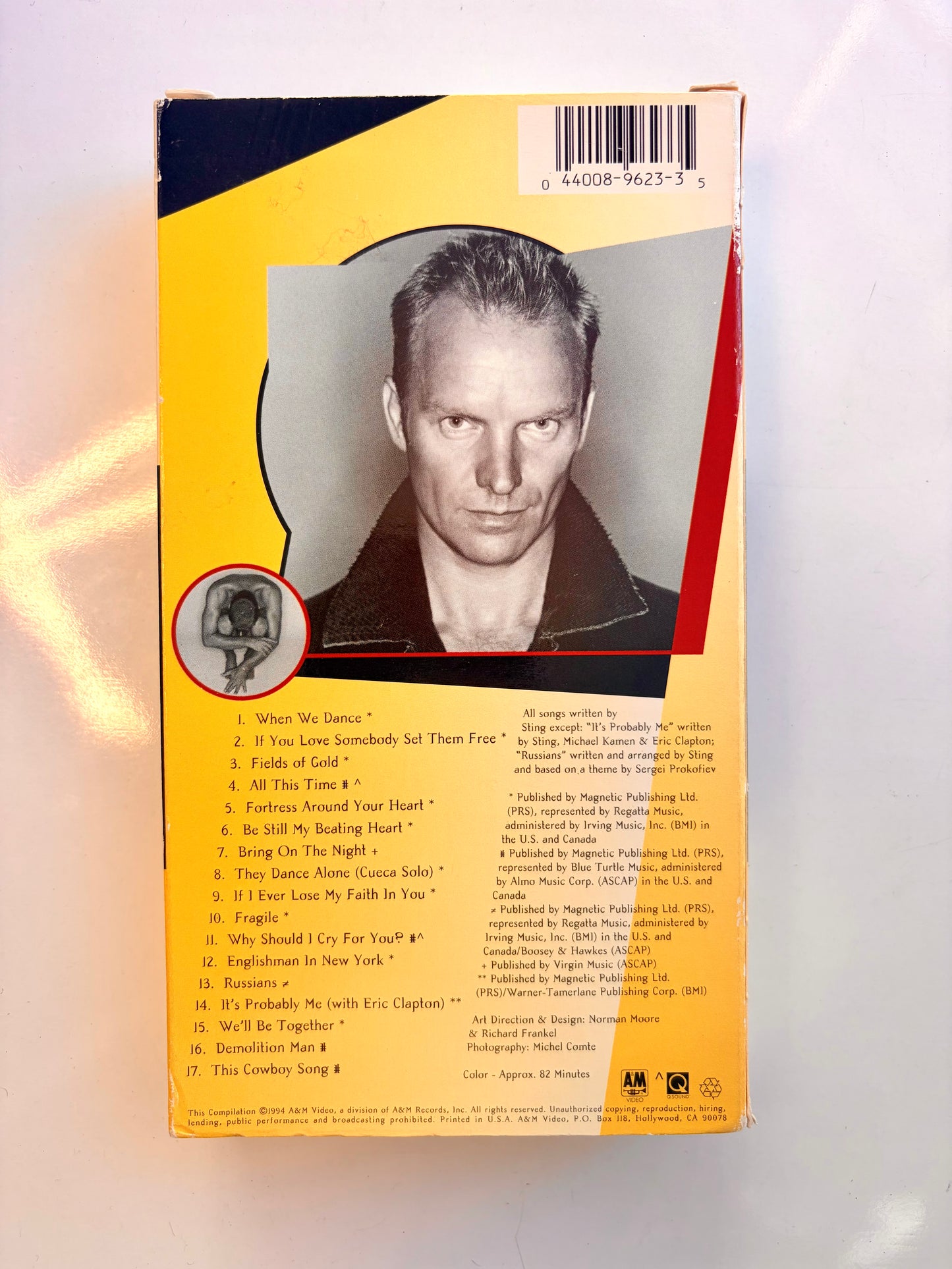 Sting, Fields Of Gold VHS video