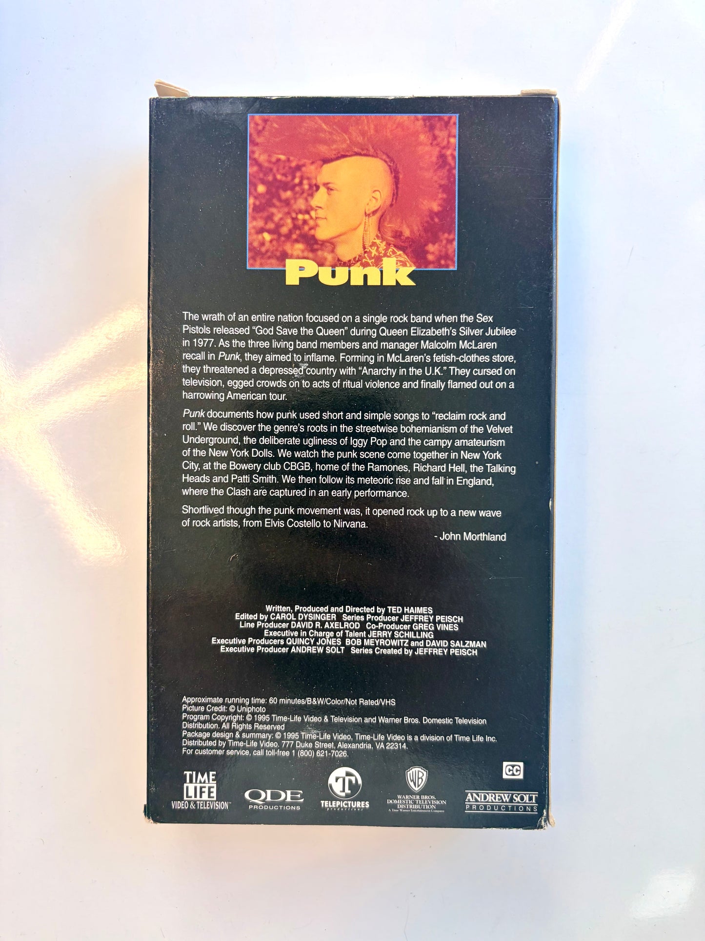 The History of Rock N' Roll, Punk VHS video
