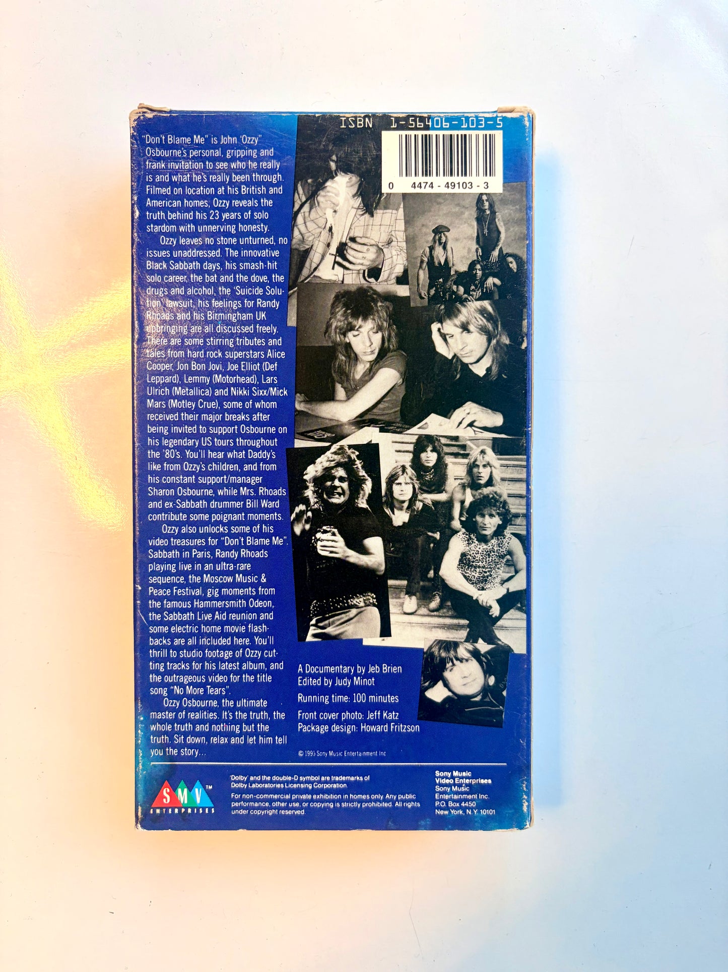 Ozzy Osbourne, Don't Blame Me VHS video