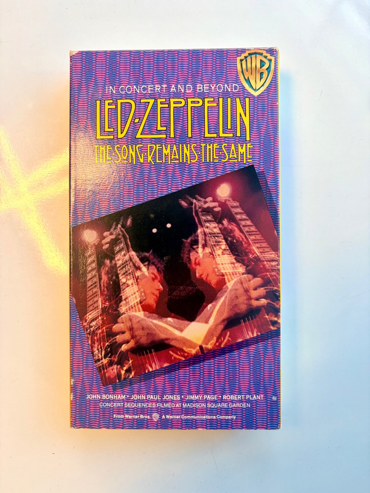 Led Zeppelin, The Song Remains The Same VHS video