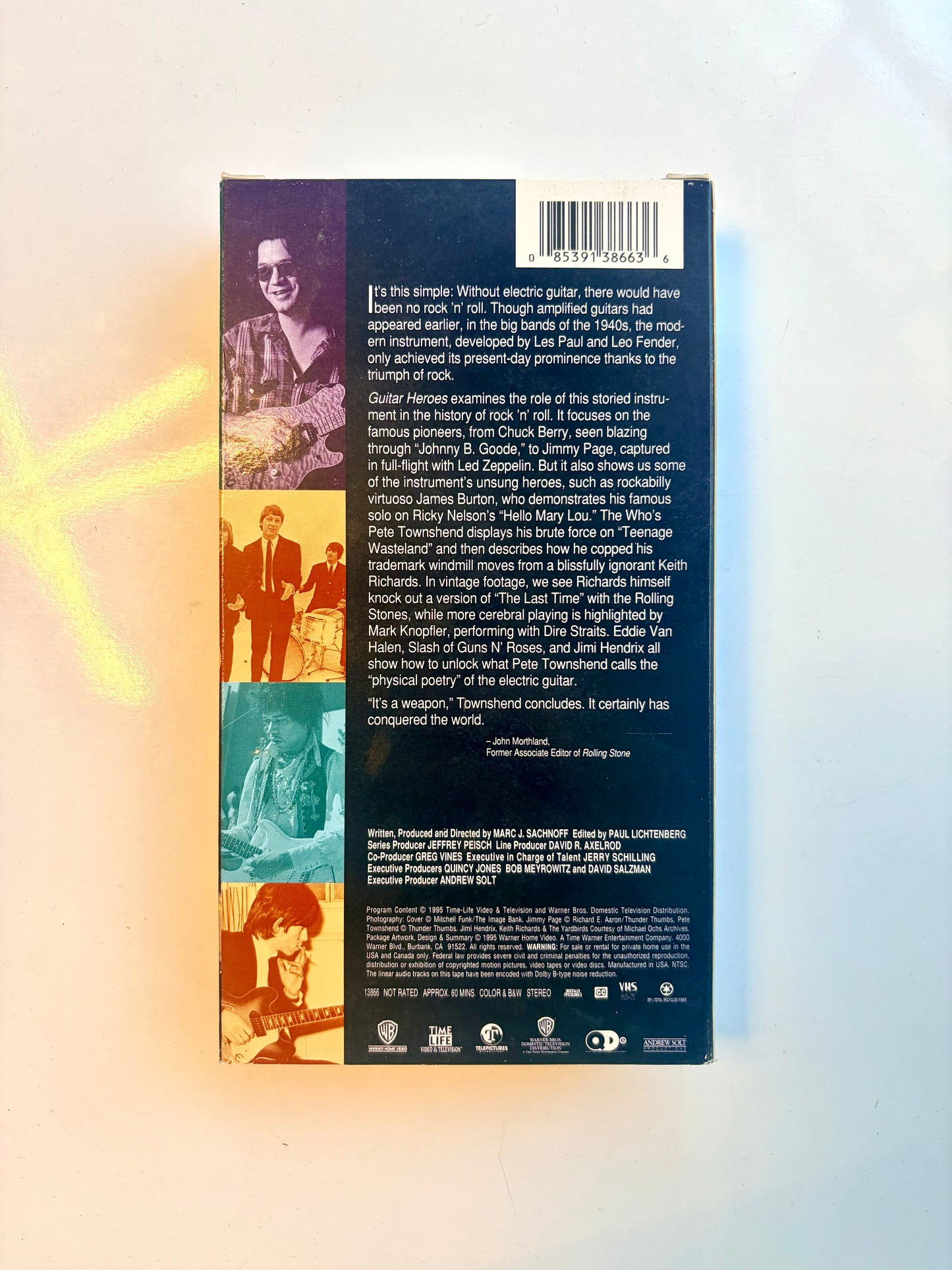 The History of Rock N' Roll, Guitar Heroes VHS video
