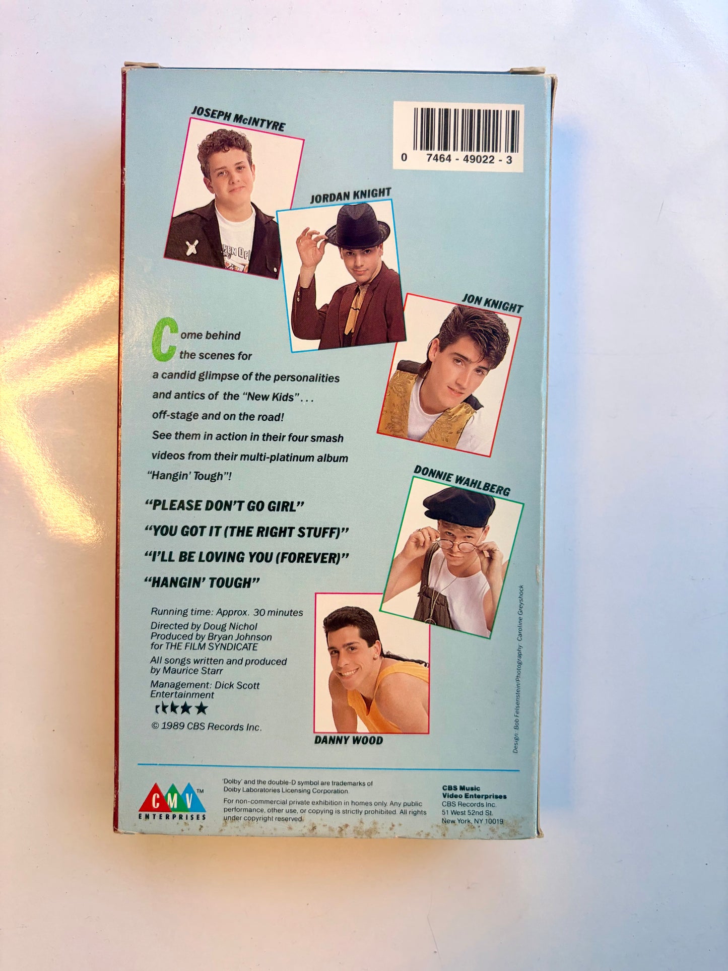 New Kids on the Block, Hangin' Tough VHS video
