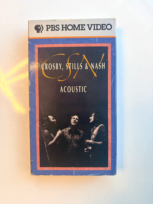 Crosby, Stills & Nash Acoustic VHS video