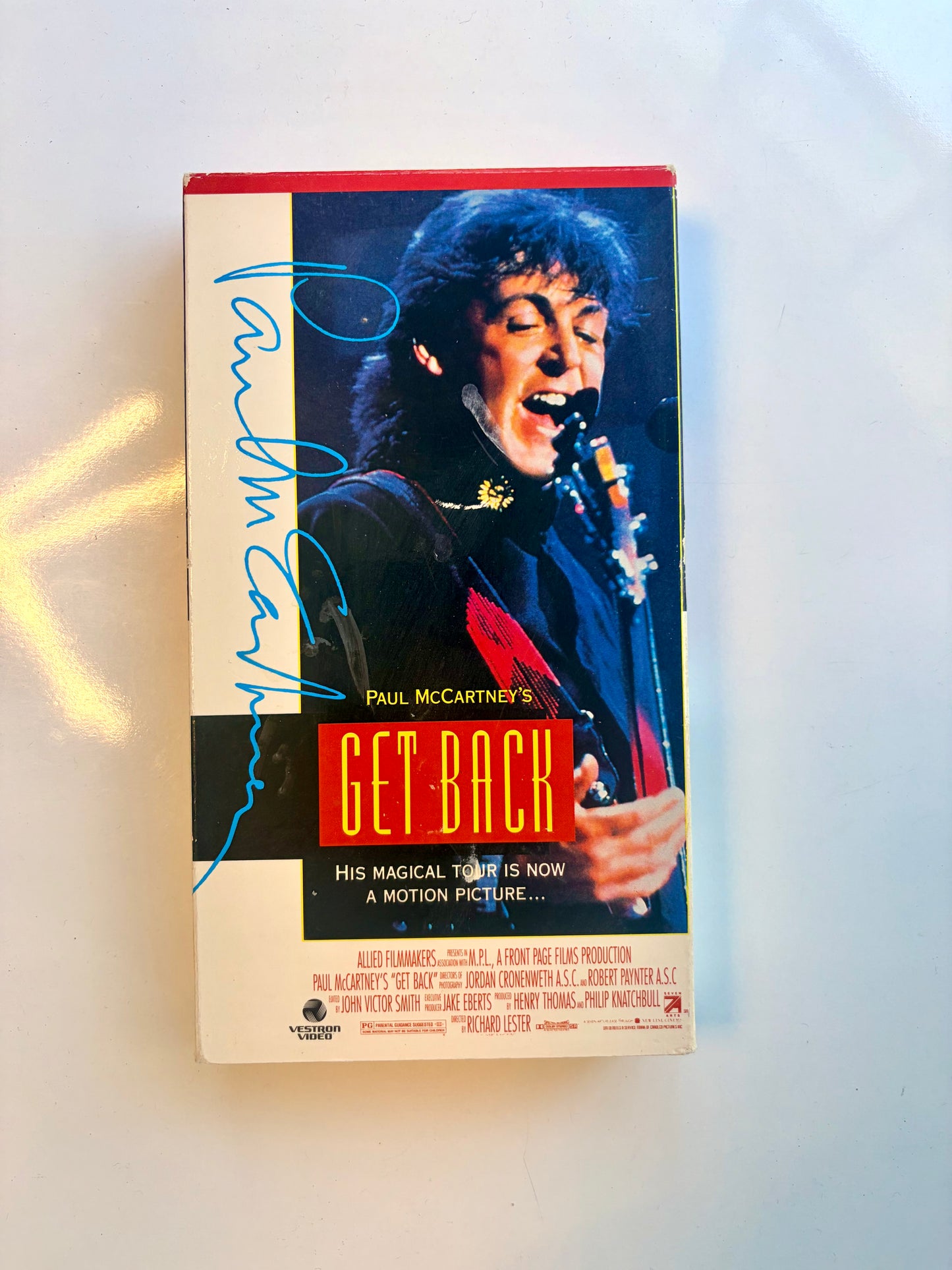 Paul McCartney, Get Back VHS video