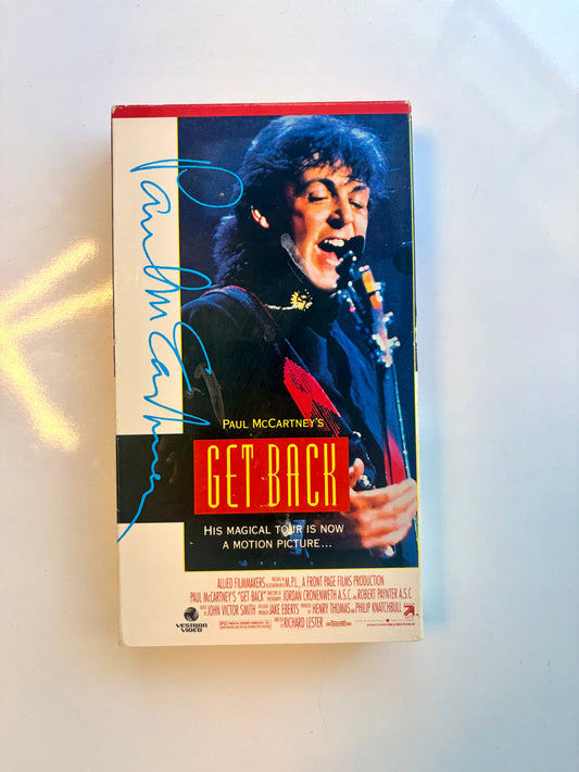 Paul McCartney, Get Back VHS video