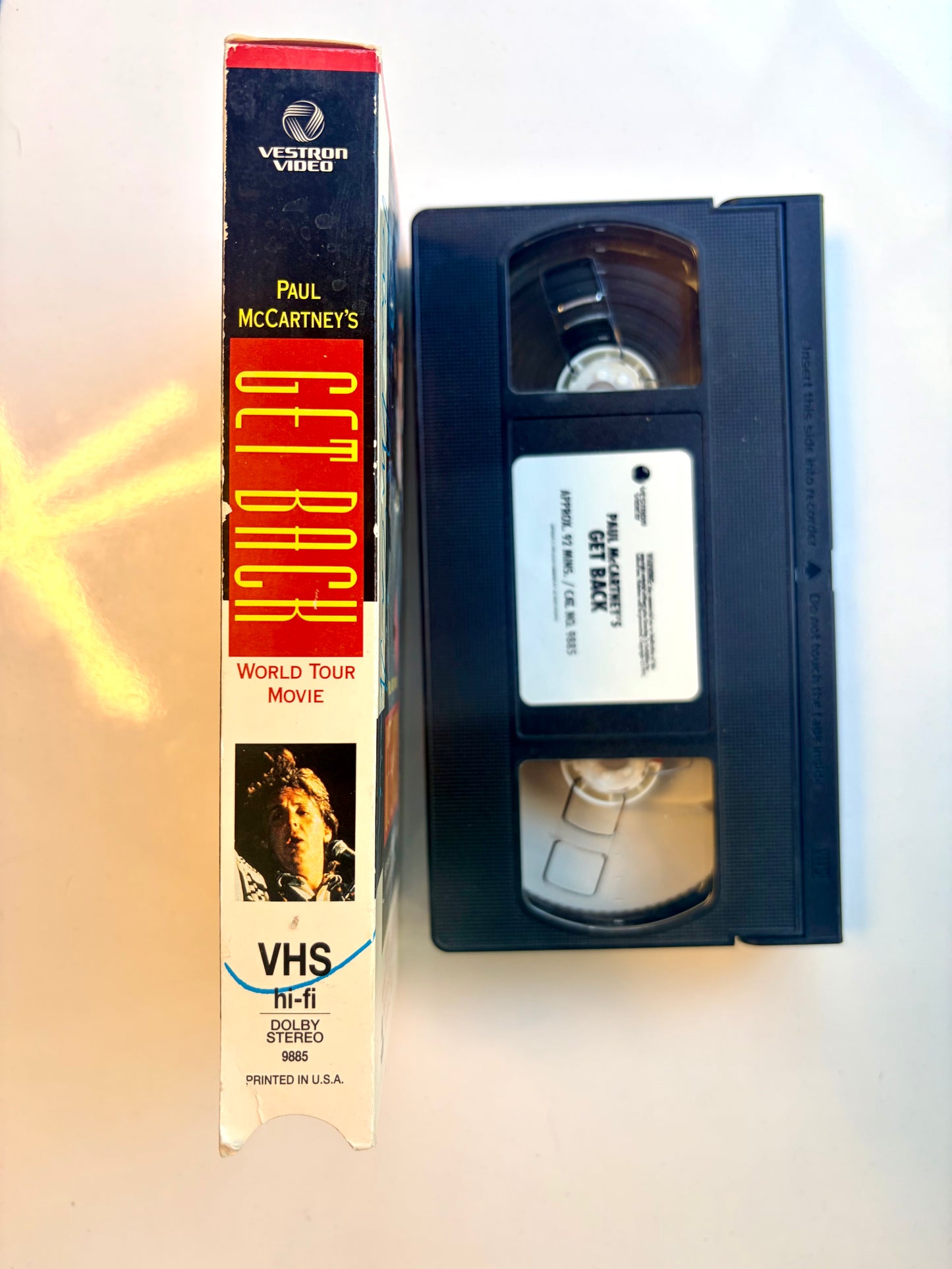 Paul McCartney, Get Back VHS video
