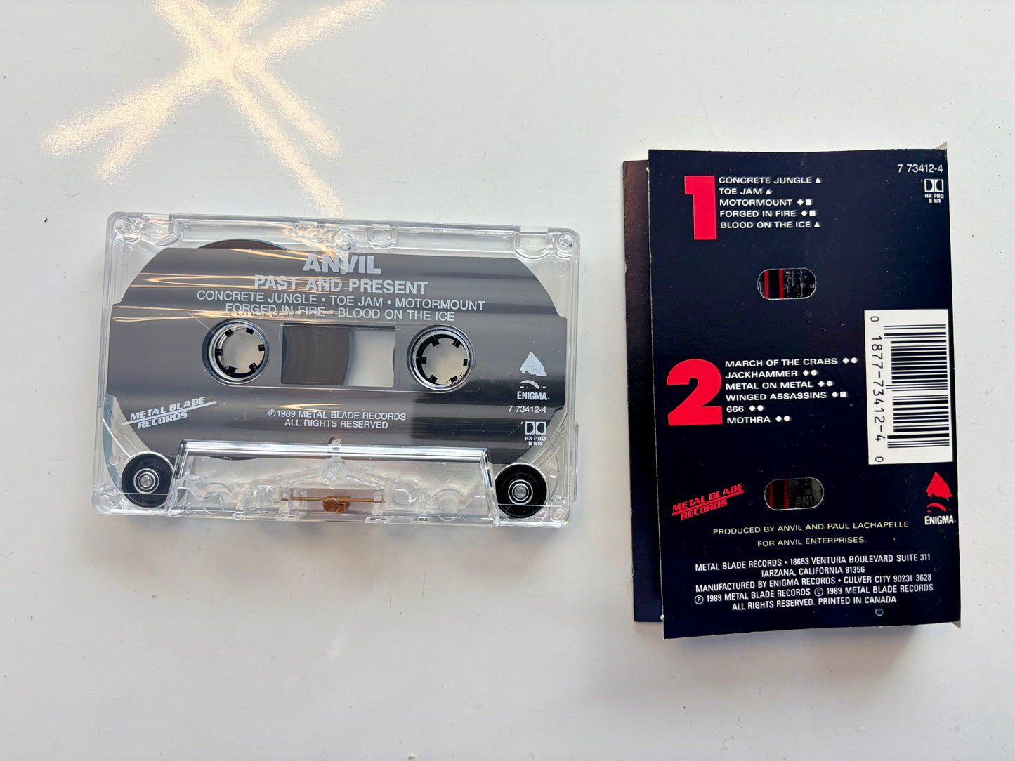 Anvil, Past And Present cassette