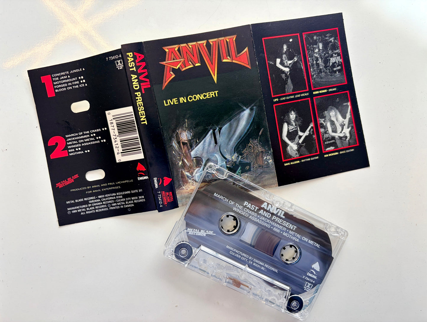 Anvil, Past And Present cassette