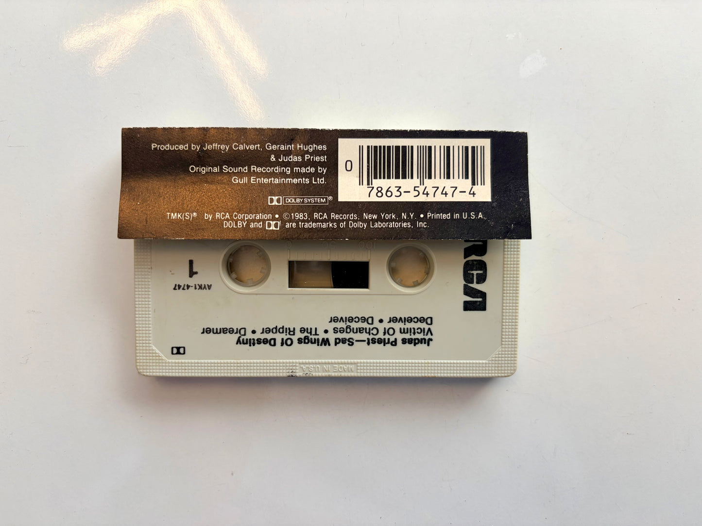 Judas Priest, Sad Wings Of Destiny cassette