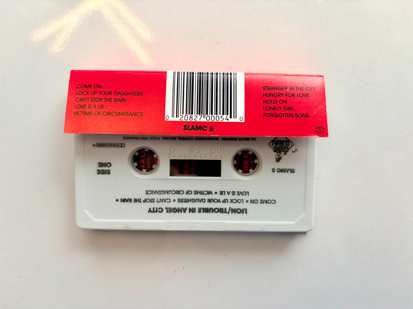 Lion, Trouble In Angel City cassette
