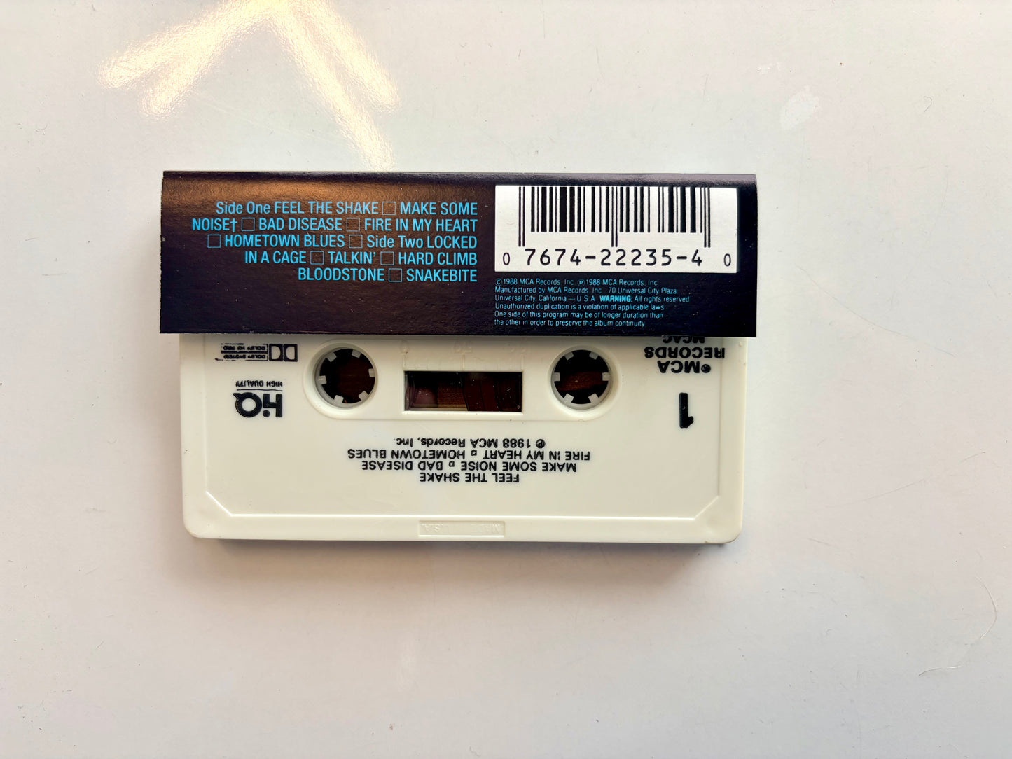 Jetboy, Feel The Shake cassette