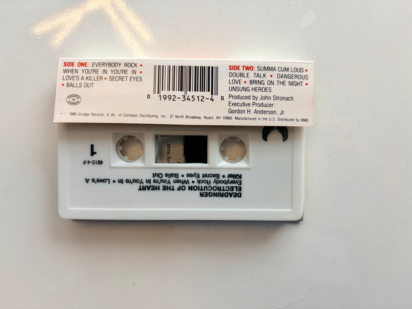 Deadringer, Electrocution of the Heart cassette