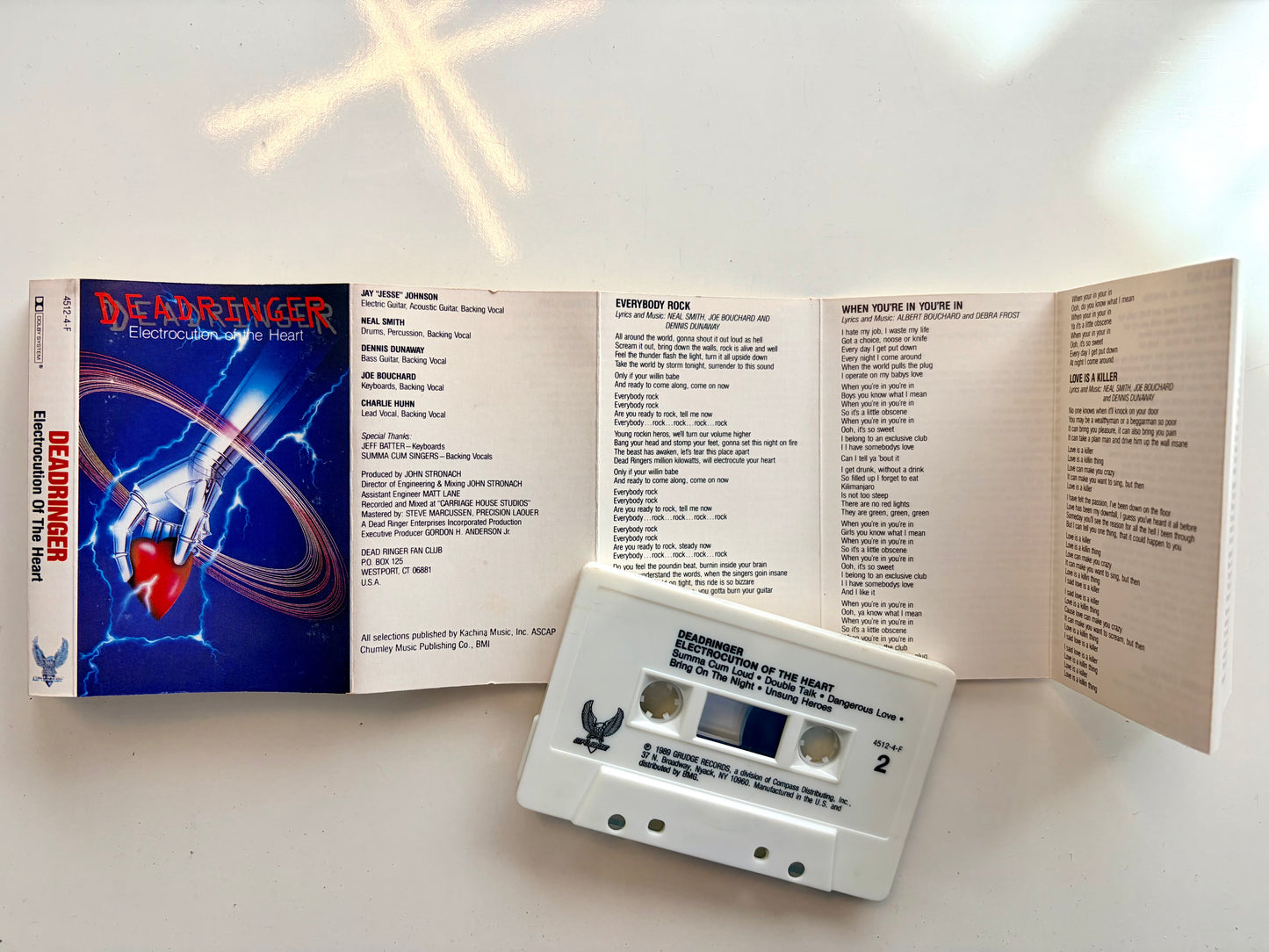 Deadringer, Electrocution of the Heart cassette