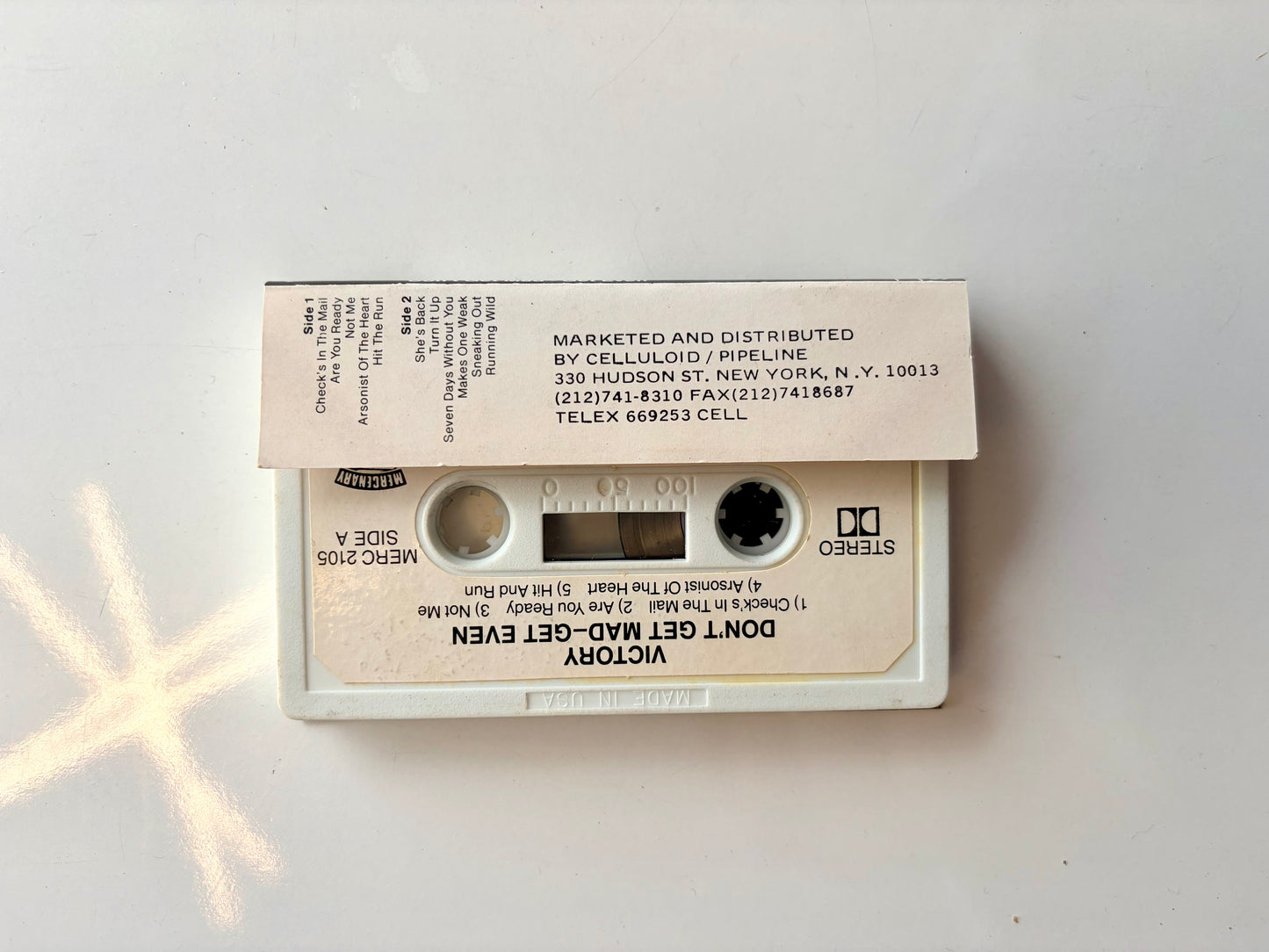 Victory, Don't Get Mad - Get Even cassette