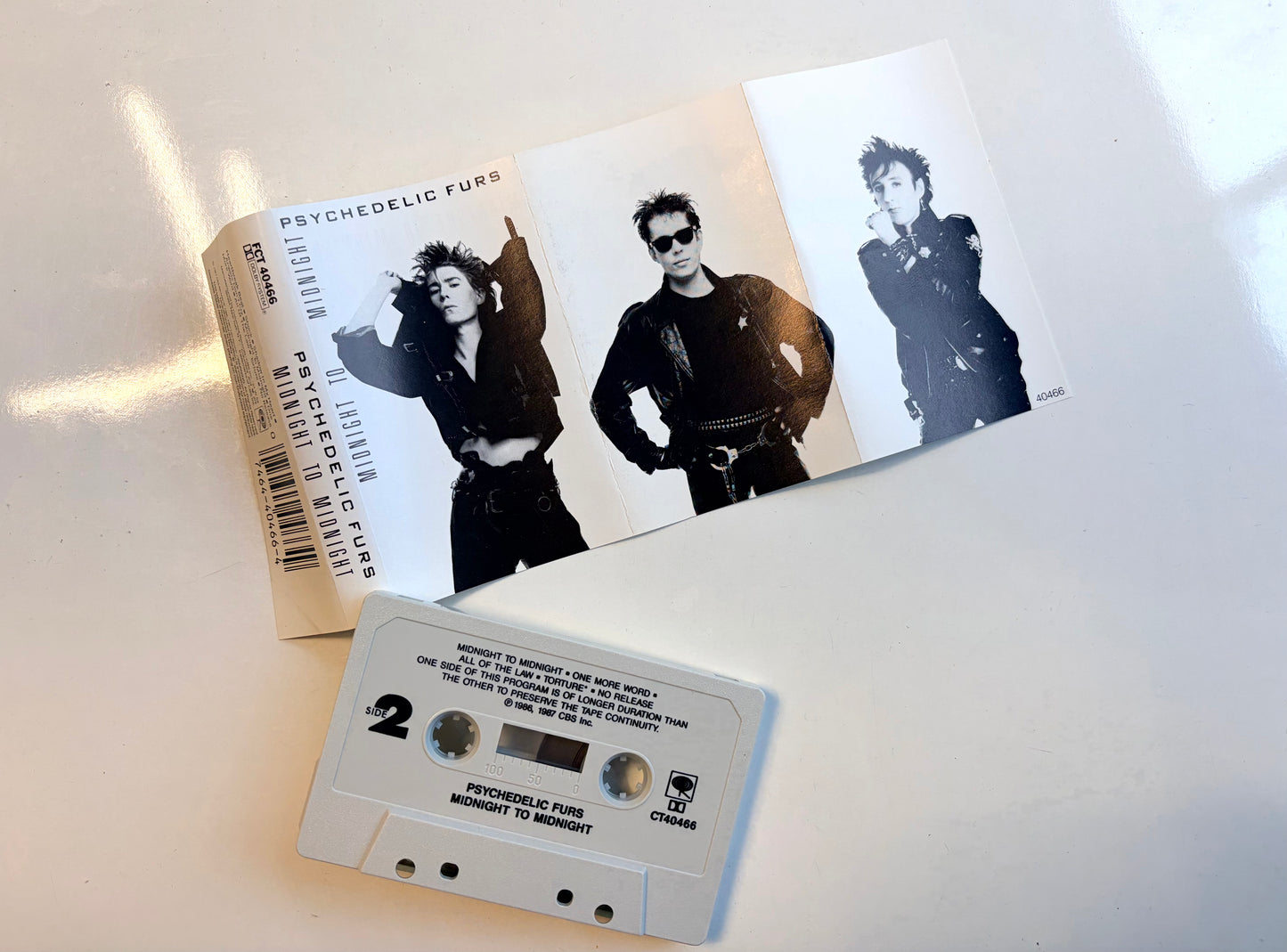 Psychedelic Furs, Midnight to Midnight cassette
