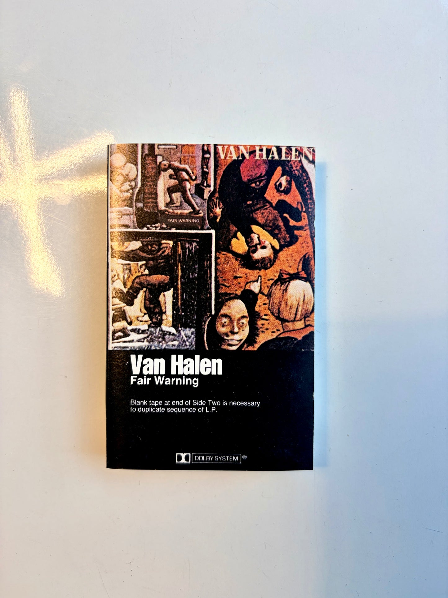 Van Halen, Fair Warning cassette