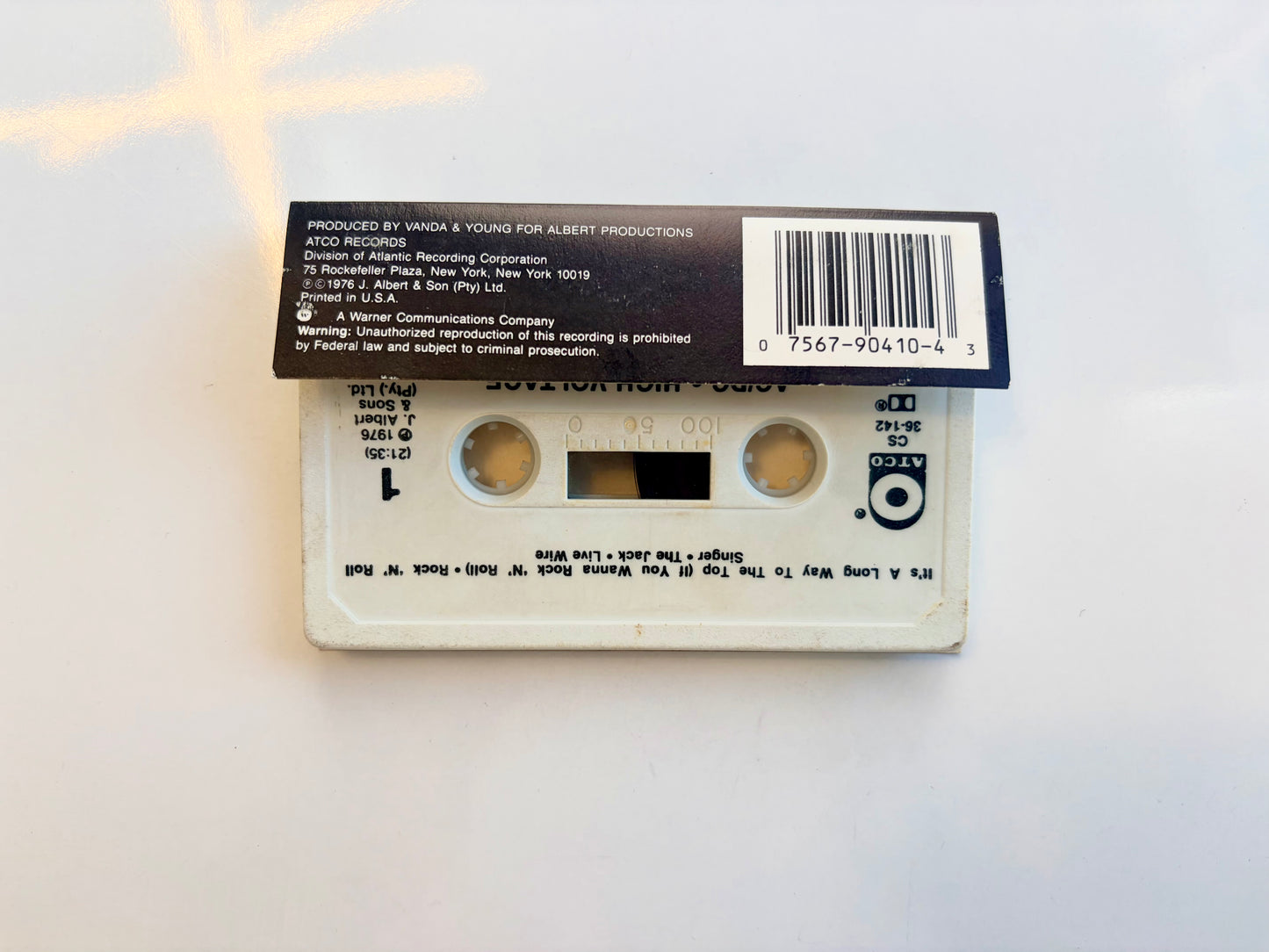 AC/DC, High Voltage cassette