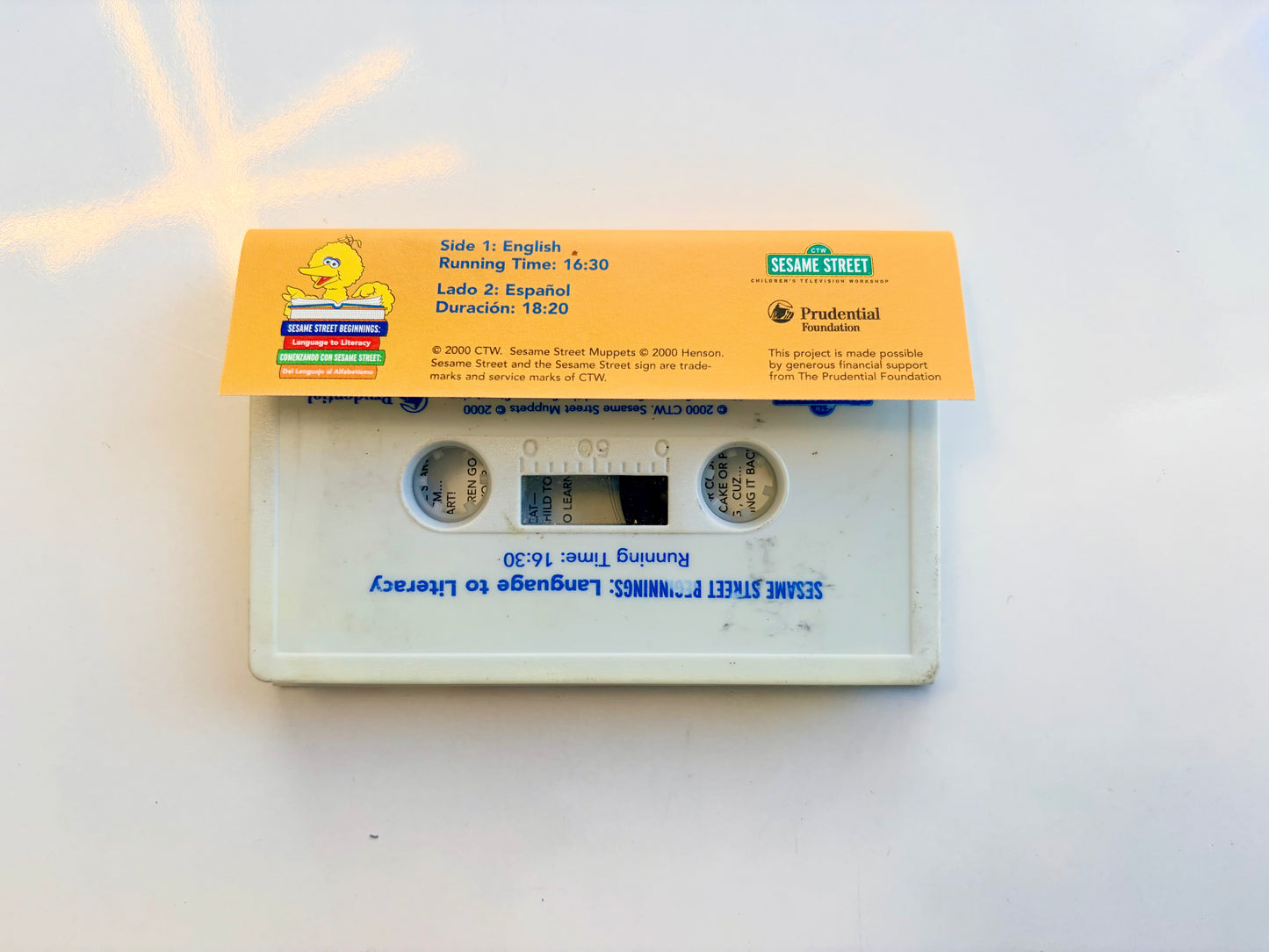 Sesame Street Beginnings cassette