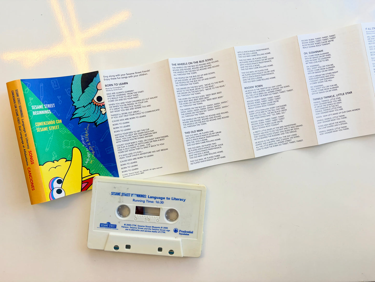 Sesame Street Beginnings cassette