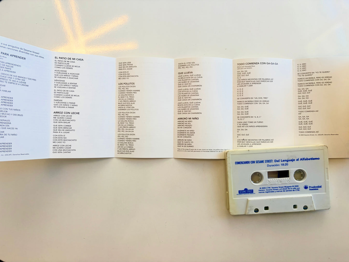 Sesame Street Beginnings cassette