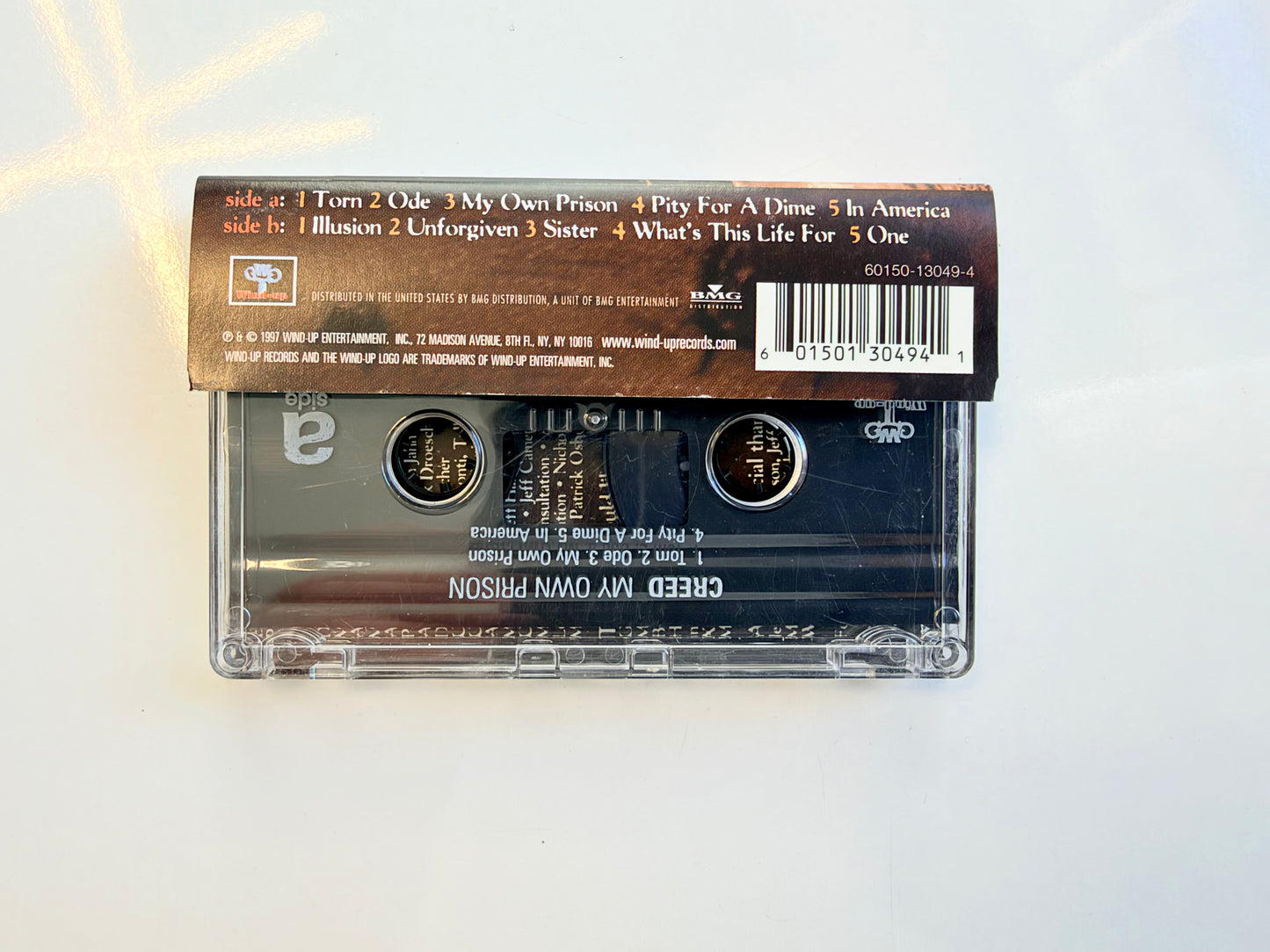 Creed, My Own Prison cassette