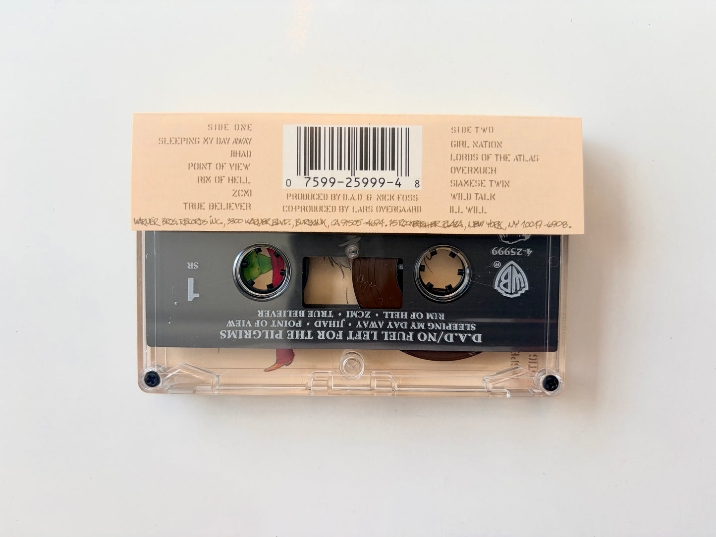 D.A.D, No Fuel Left For The Pilgrims cassette