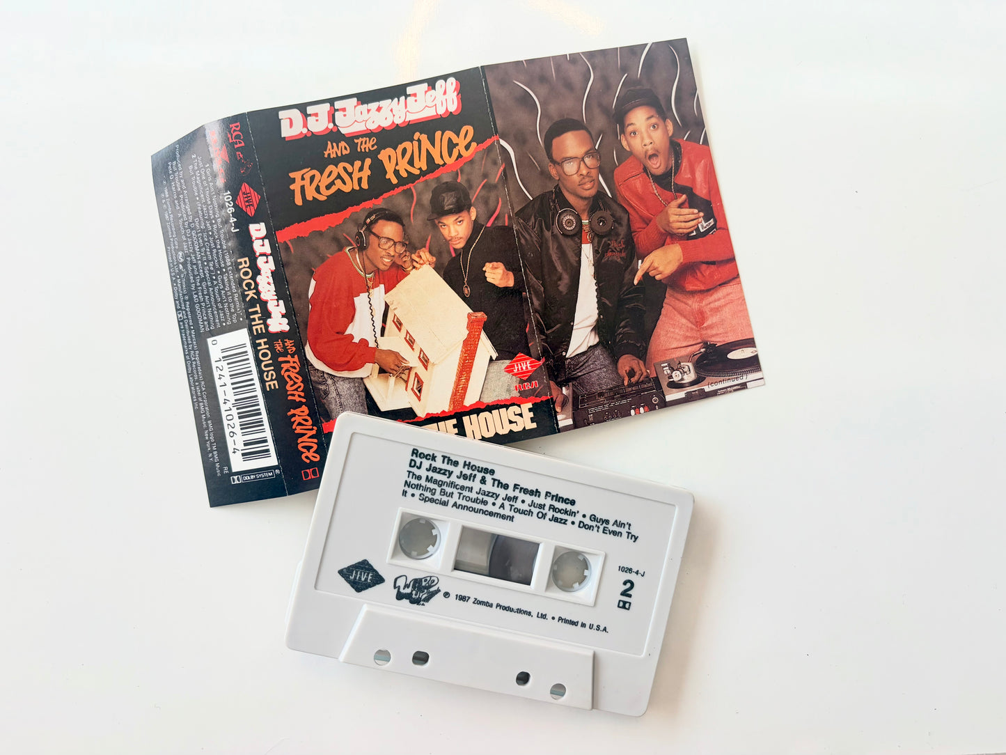 D.J. Jazzy Jeff and the Fresh Prince, Rock The House cassette