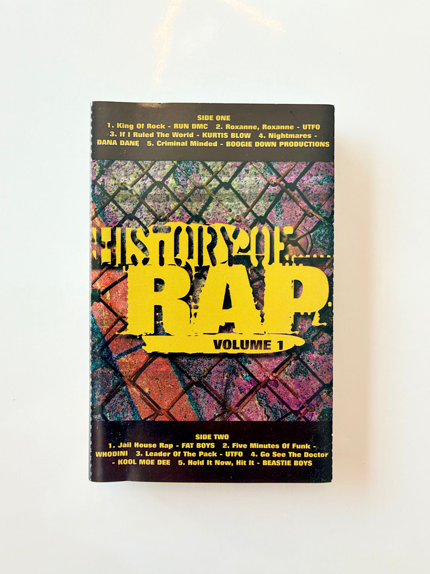 History of Rap Volume 1 cassette