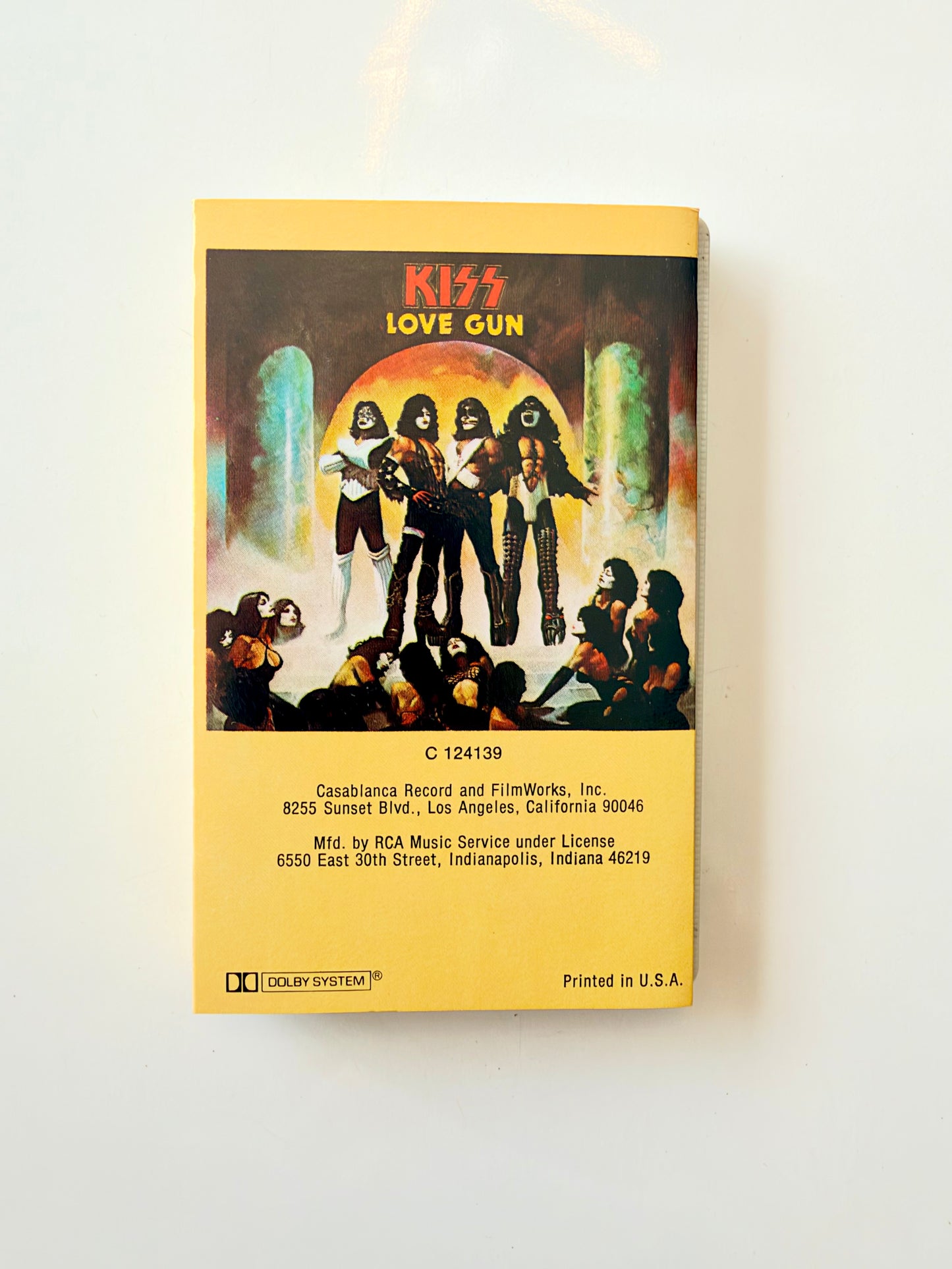 Kiss, Love Gun cassette