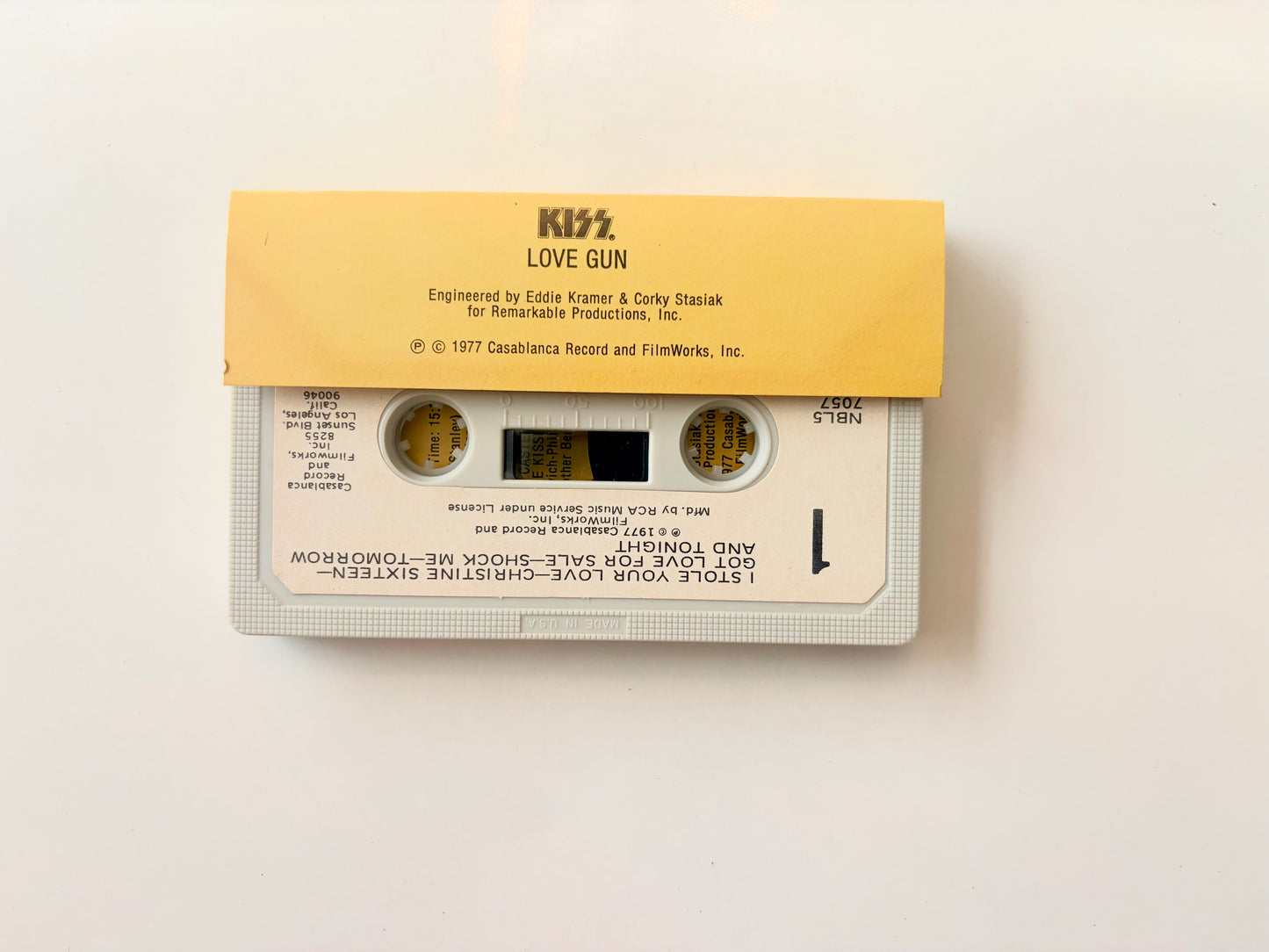 Kiss, Love Gun cassette