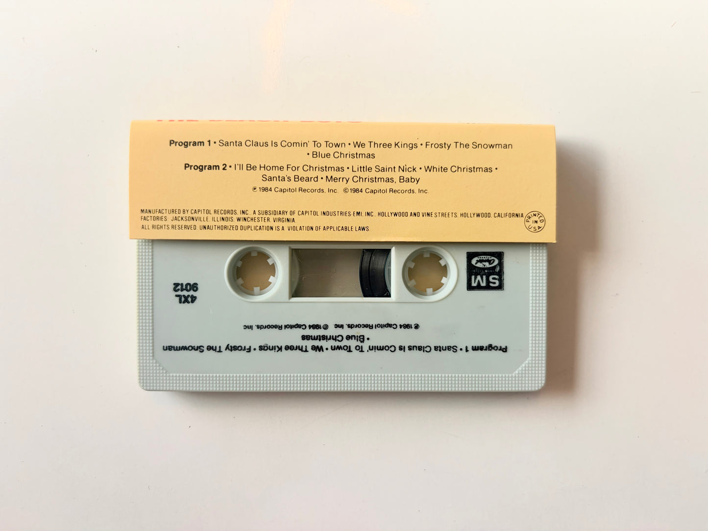 Merry Christmas From The Beach Boys cassette
