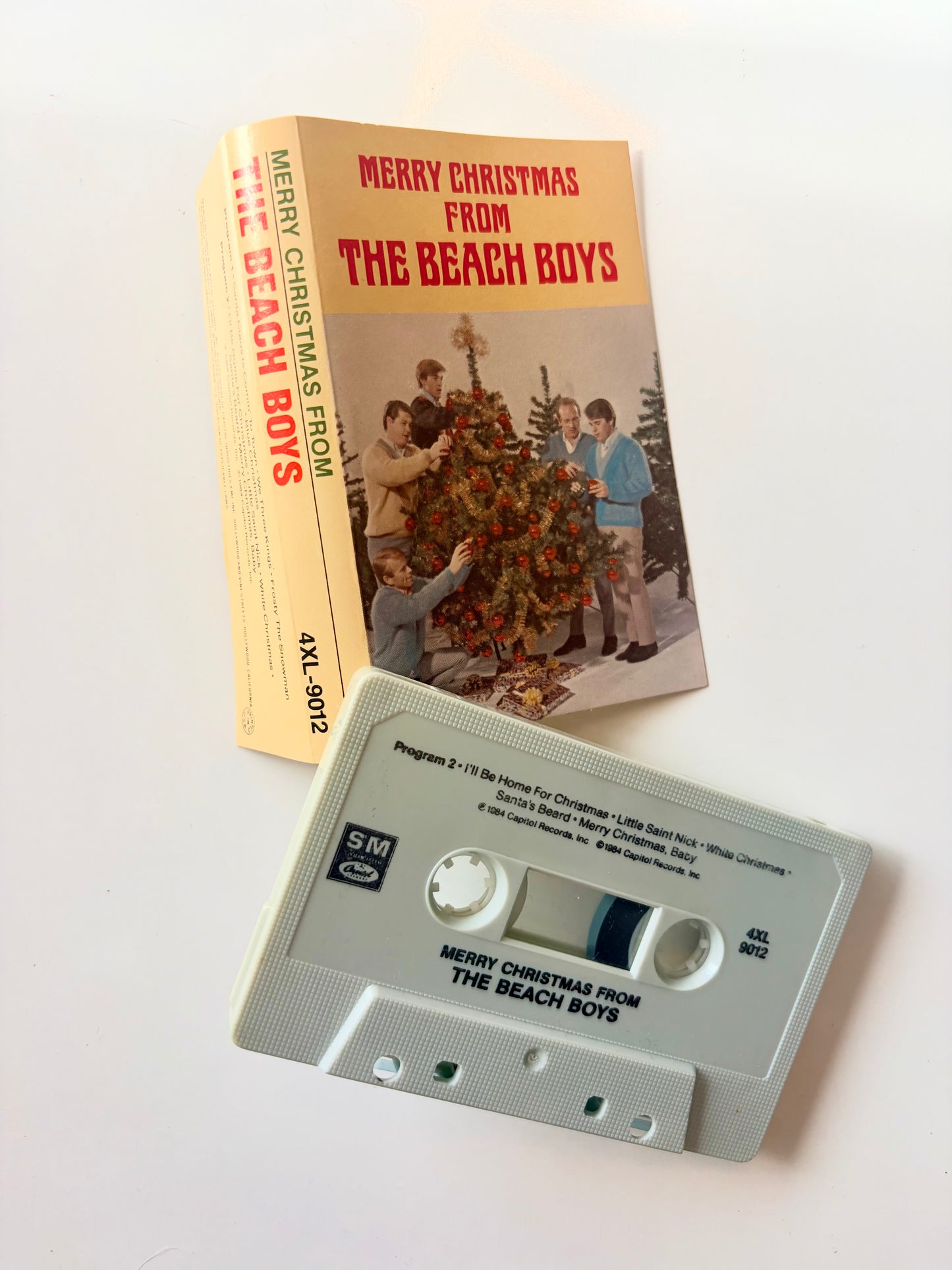 Merry Christmas From The Beach Boys cassette