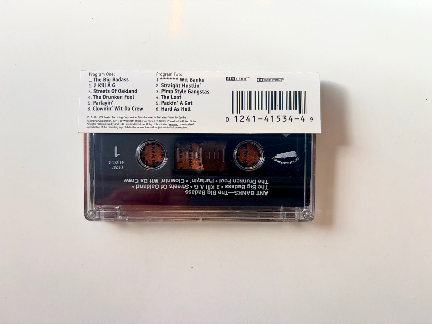 Ant Banks, Big Bad Ass cassette