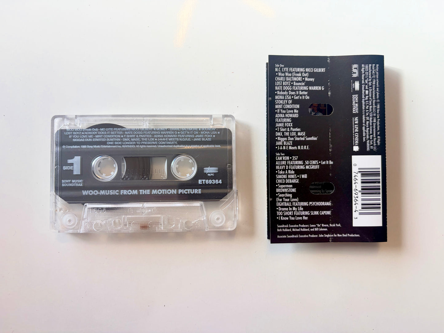 Woo movie soundtrack cassette