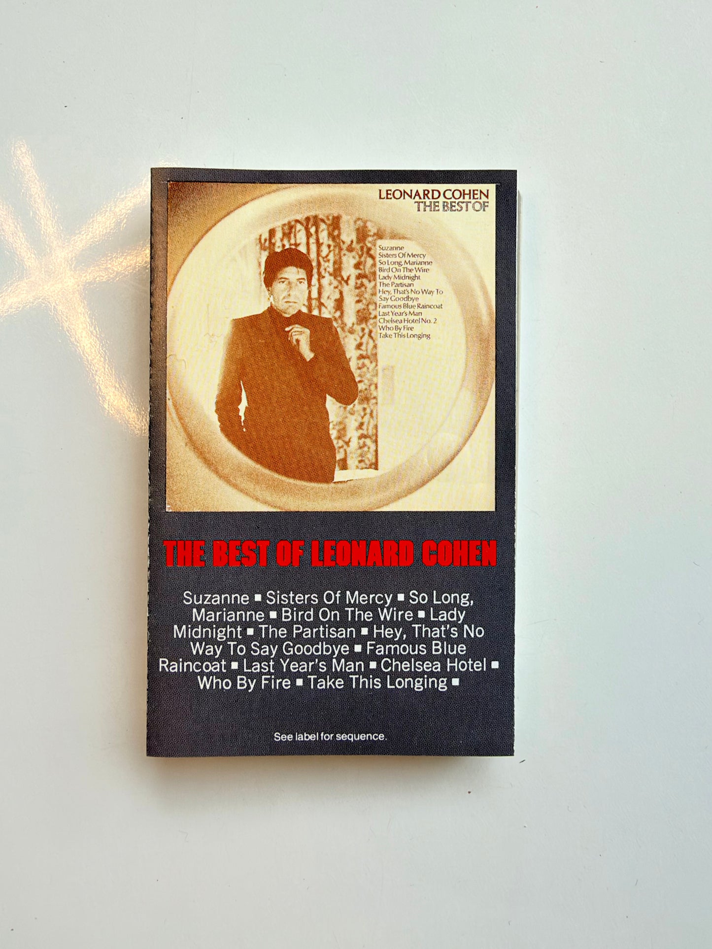 The Best Of Leonard Cohen cassette