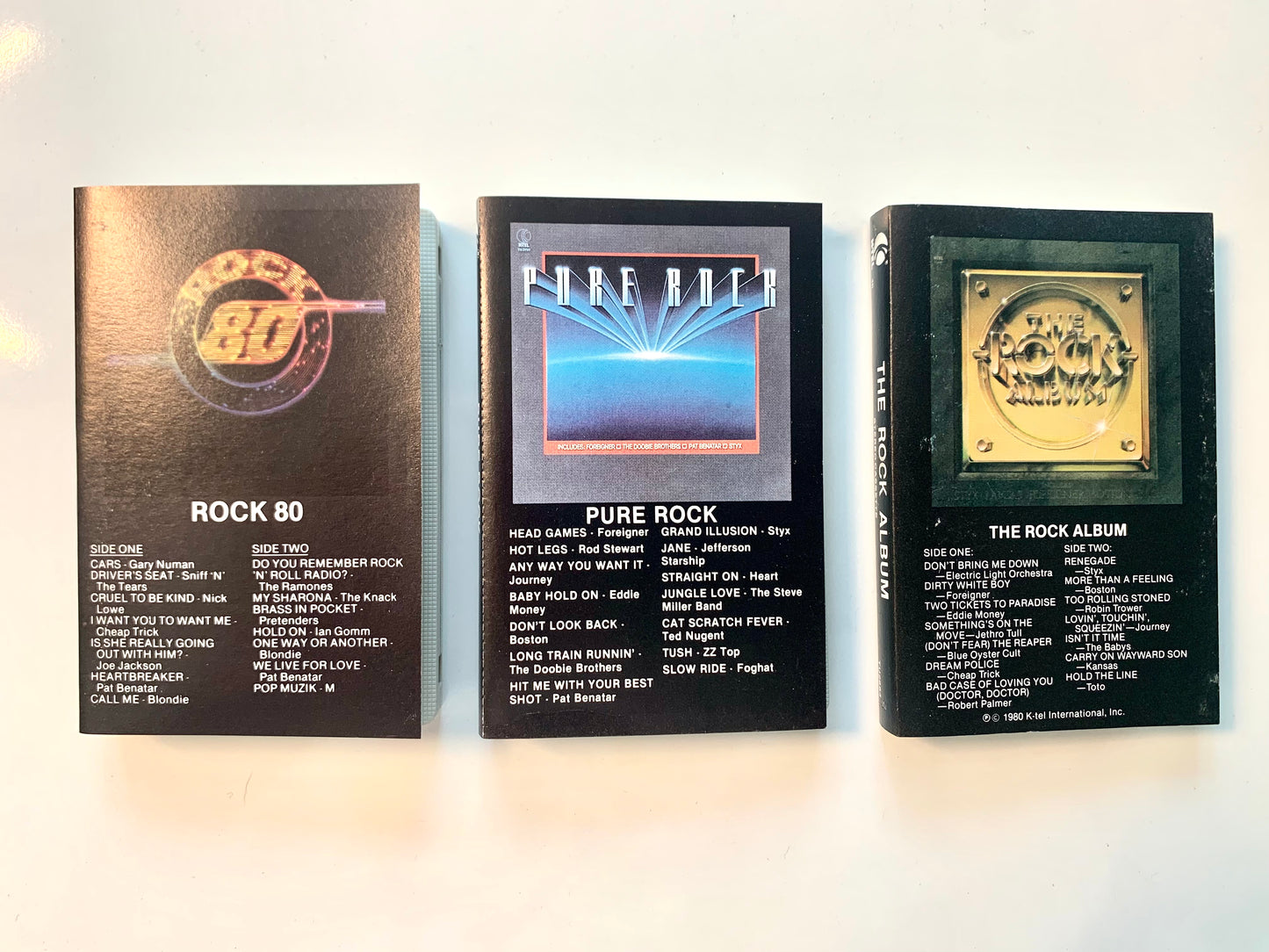 Rock compilation cassettes 3-Pack