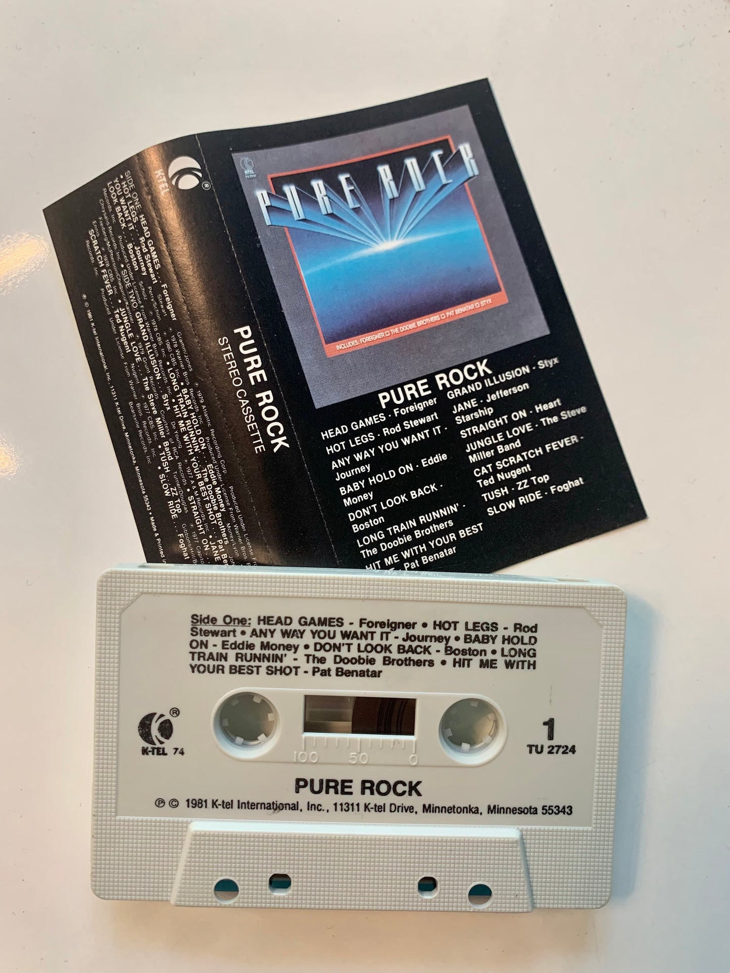 Rock compilation cassettes 3-Pack