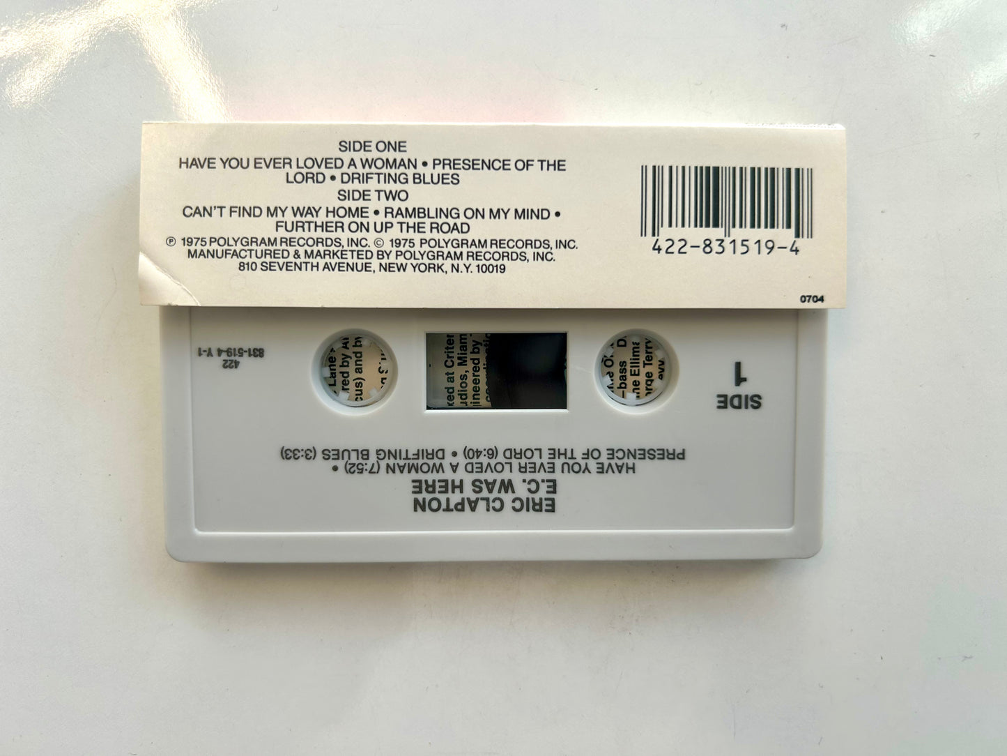 Eric Clapton, E.C. Was Here