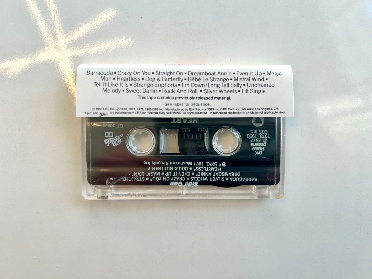 Heart, Greatest Hits/Live