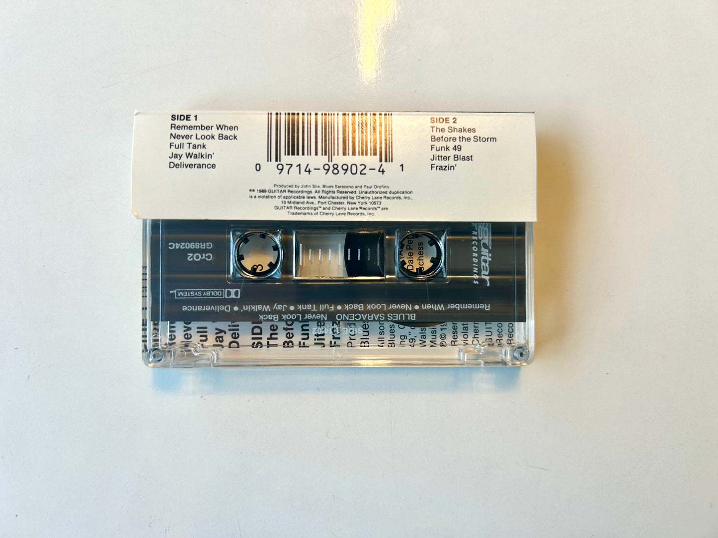 Blues Saraceno, Never Look Back