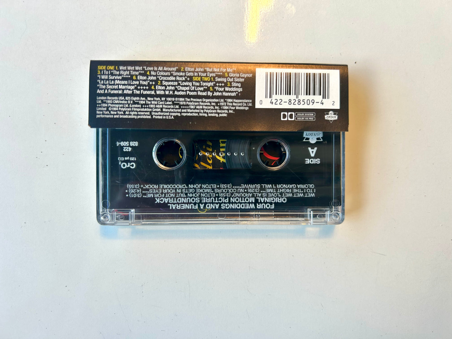 Four Weddings and a Funeral soundtrack