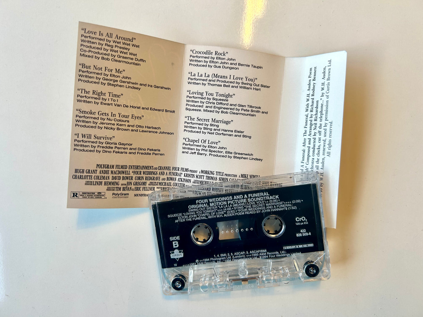 Four Weddings and a Funeral soundtrack