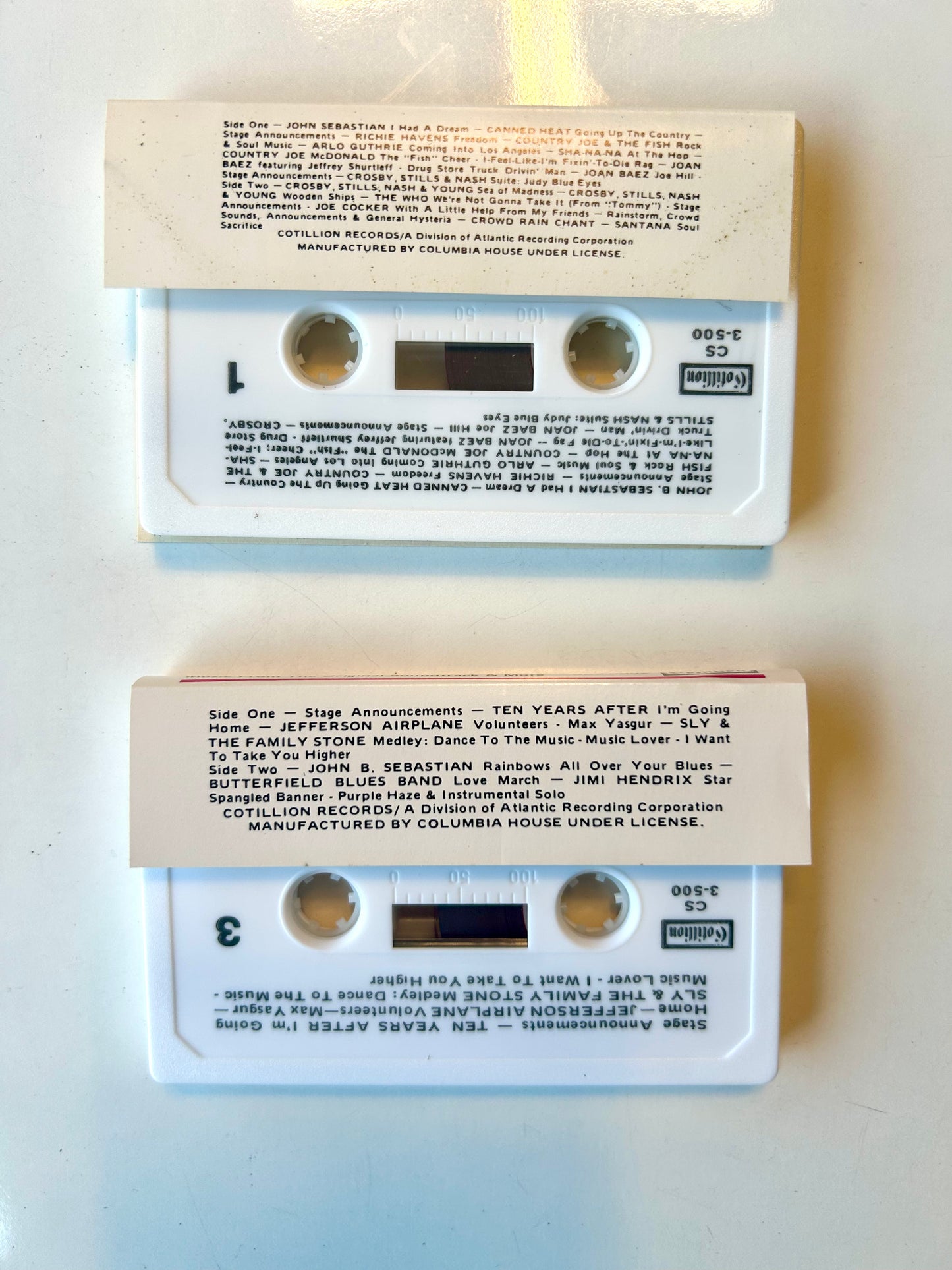 Woodstock, Music From The Original Soundtrack parts 1 & 2